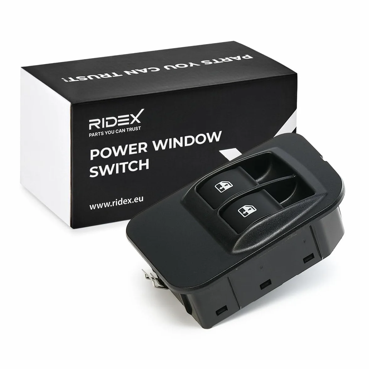 RIDEX 1761S0080 Interruttore Alzacristallo anteriore Sinistra Compatibilità con FIAT FIORINO Cassone/Furgonato/Promiscuo 225