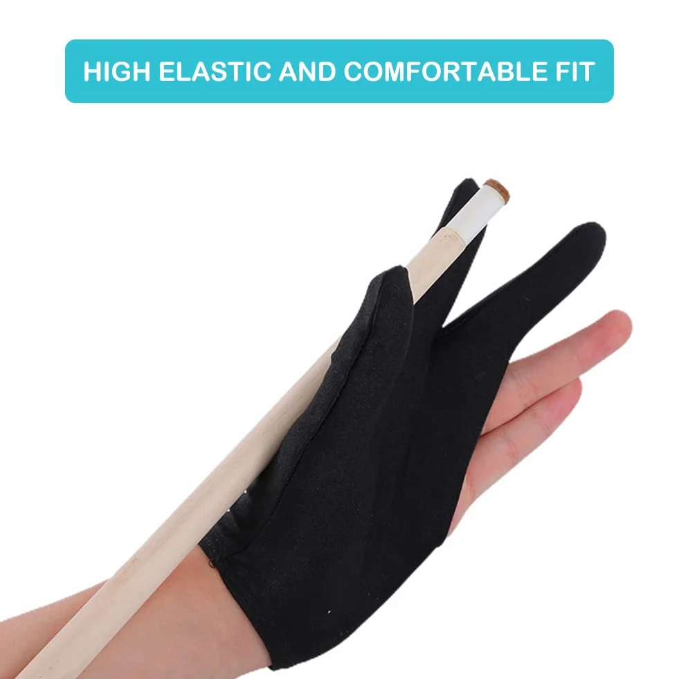 Tokaneit Guanti da biliardo estensibili unisex