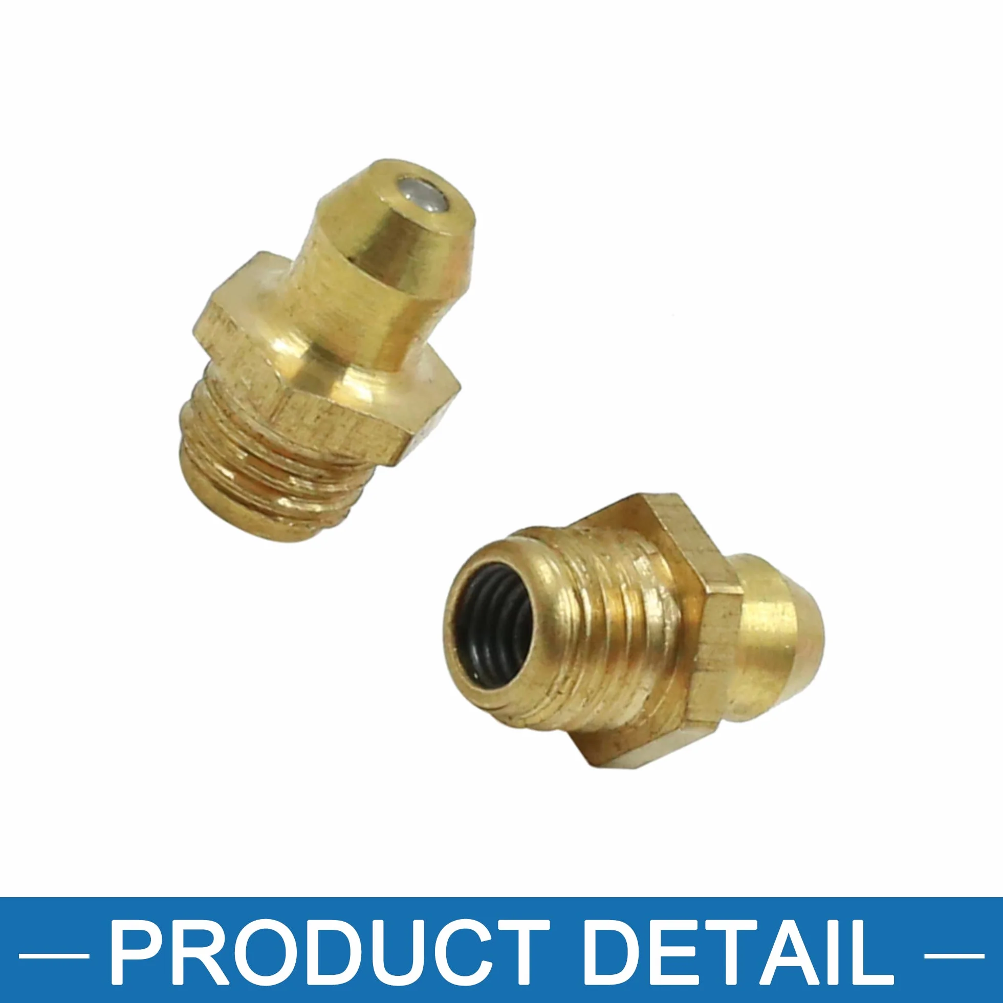Raccordo Nipplo M8 Dritto Grasso con Cappuccio Polvere Set di 20