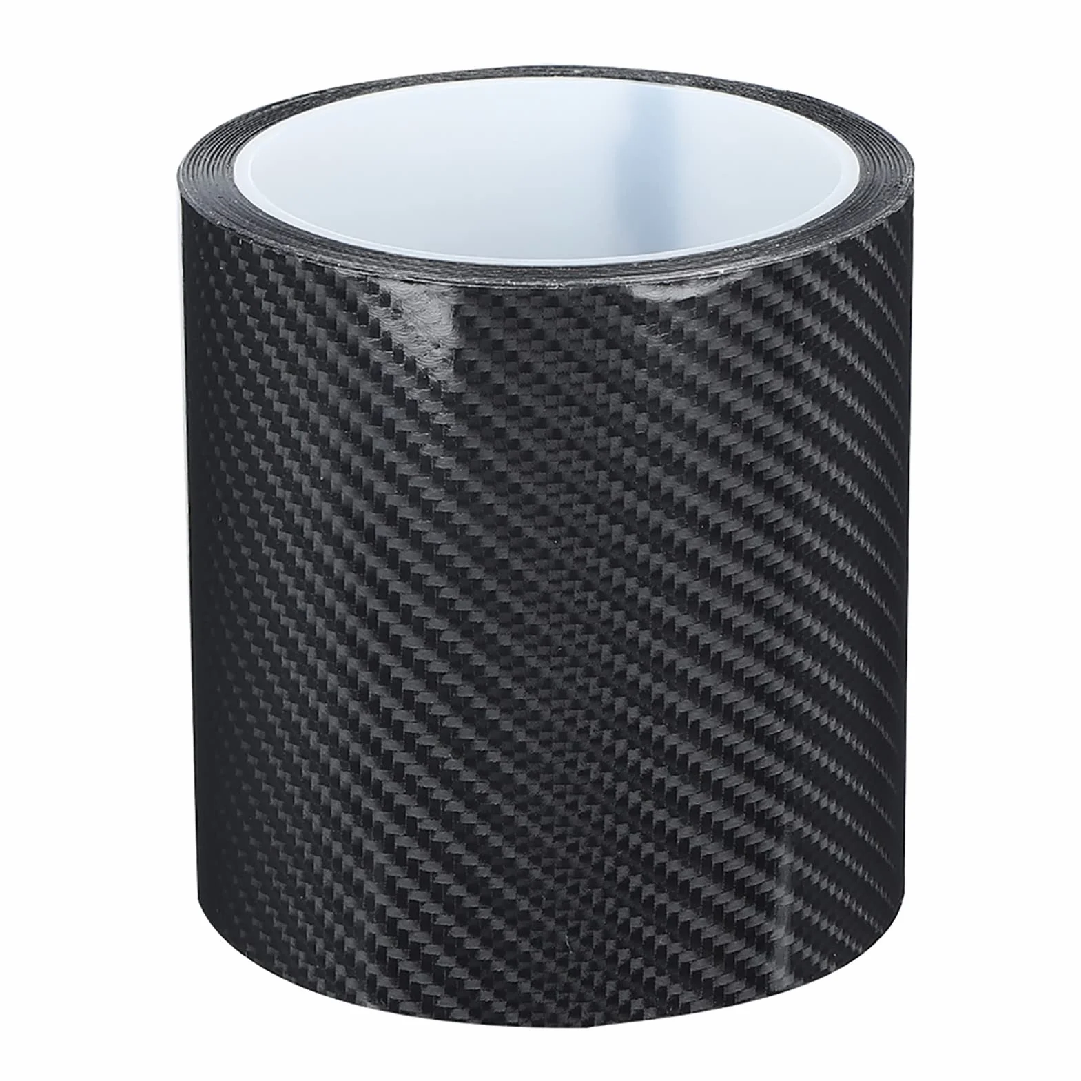 Fydun Nastro Fibra di Carbonio, Protezione Paraurti Auto Nero Pellicola Carbonio Adesiva Adesivo AntiGraffio per Protezione del Bordo della Portiera Auto per Porta, Bagagliaio,