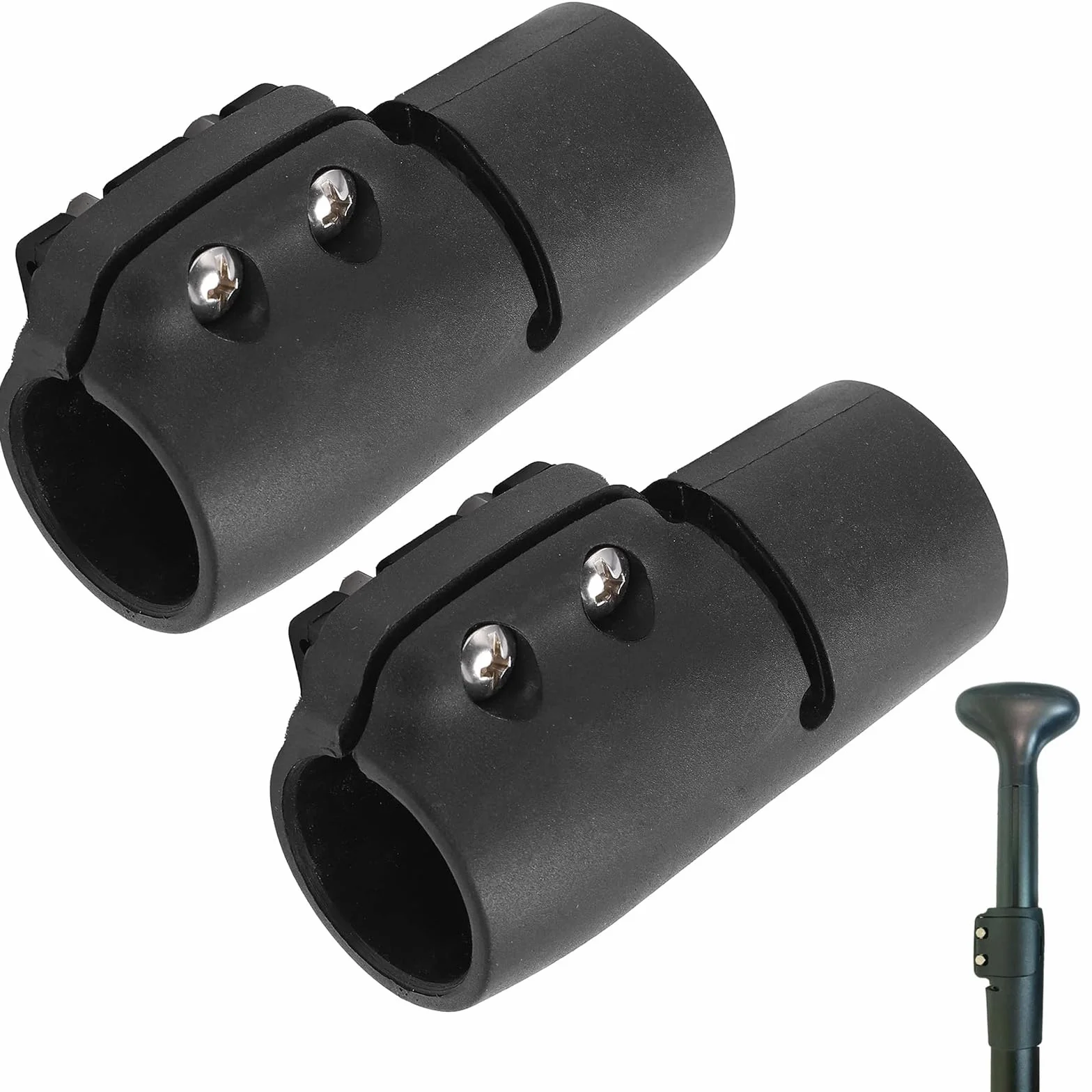 Morsetto Pagaia SUP a Sgancio Rapido, 2 Clip PVC, Rilascio Rapido con Serratura da Surf
