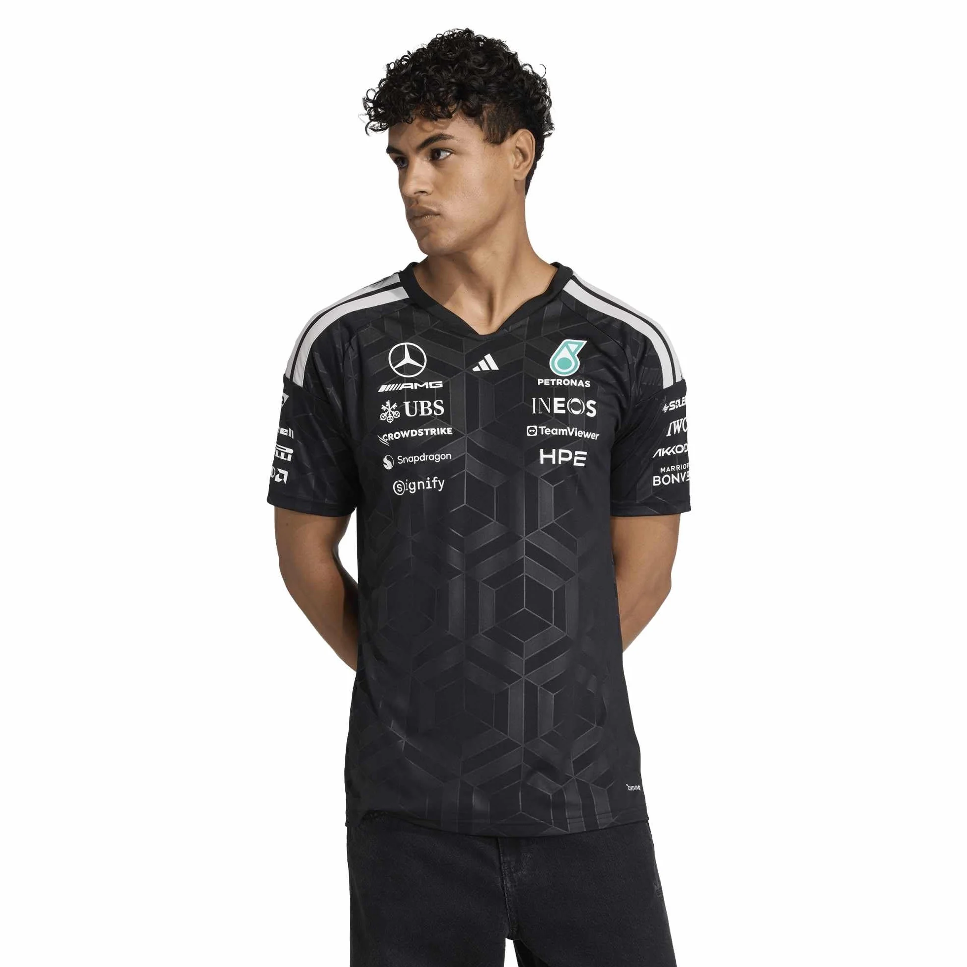 Adidas Mercedes - Amg Petronas Formula 1 Team Driver Jersey Polo Shirt Uomo