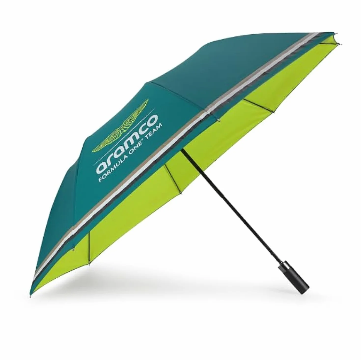 Aston Martin F1 Ombrello Compatto Ufficiale del Team 2024, Verde, Taglia Unica