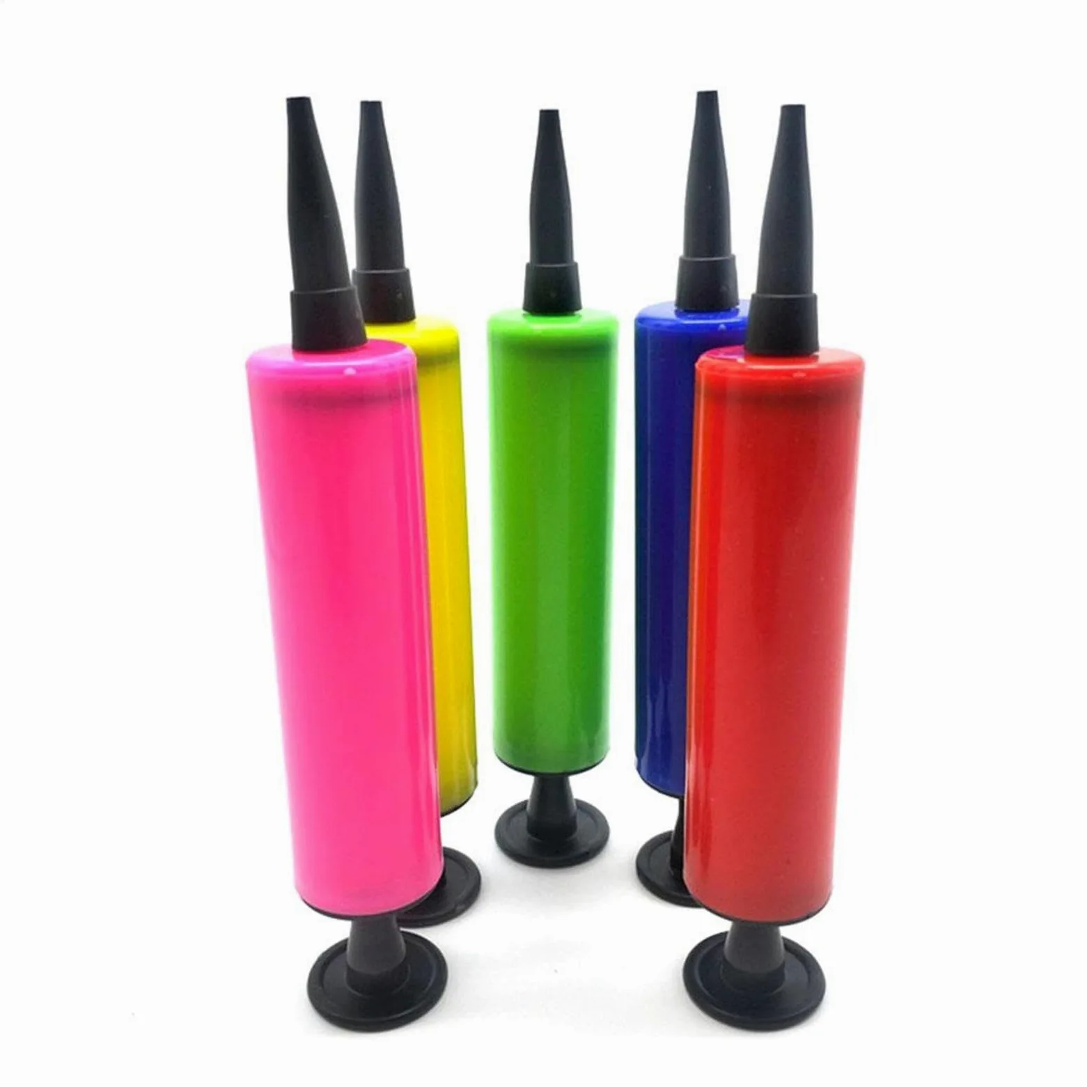 Pompa A Mano Per Palloncini - Gonfiaggio Senza Sforzo Ed Efficienza A Doppia Azione, Gonfiatore Manuale Portatile Da 17x3 Cm, 24 G Leggero + Design Compatto, PP Resistente Di Alta Qualità, Per Feste,