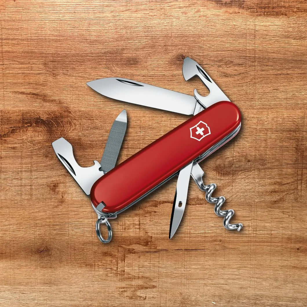 Victorinox Sportsman Coltello tascabile 13 funzioni lama cavatappi lima per unghie