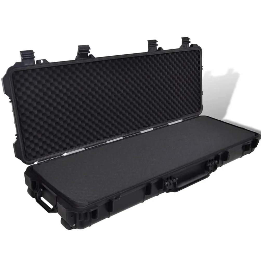 vidaXL Scatolato per Armi Plastica Resistente Impermeabile Trolley Porta Armi