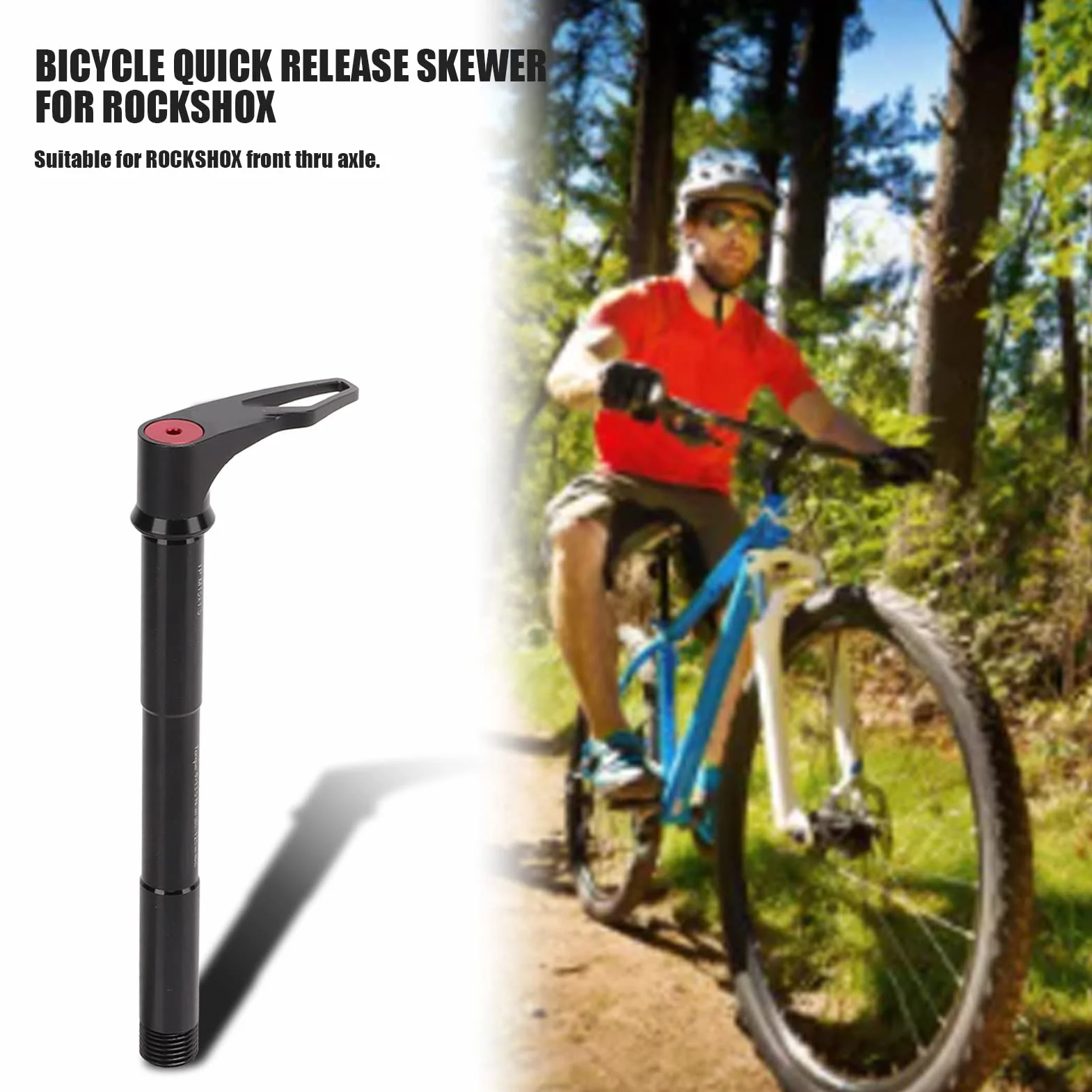 Spiedino a Sgancio Rapido in Alluminio Anteriore per Bici per ROCKSHOX