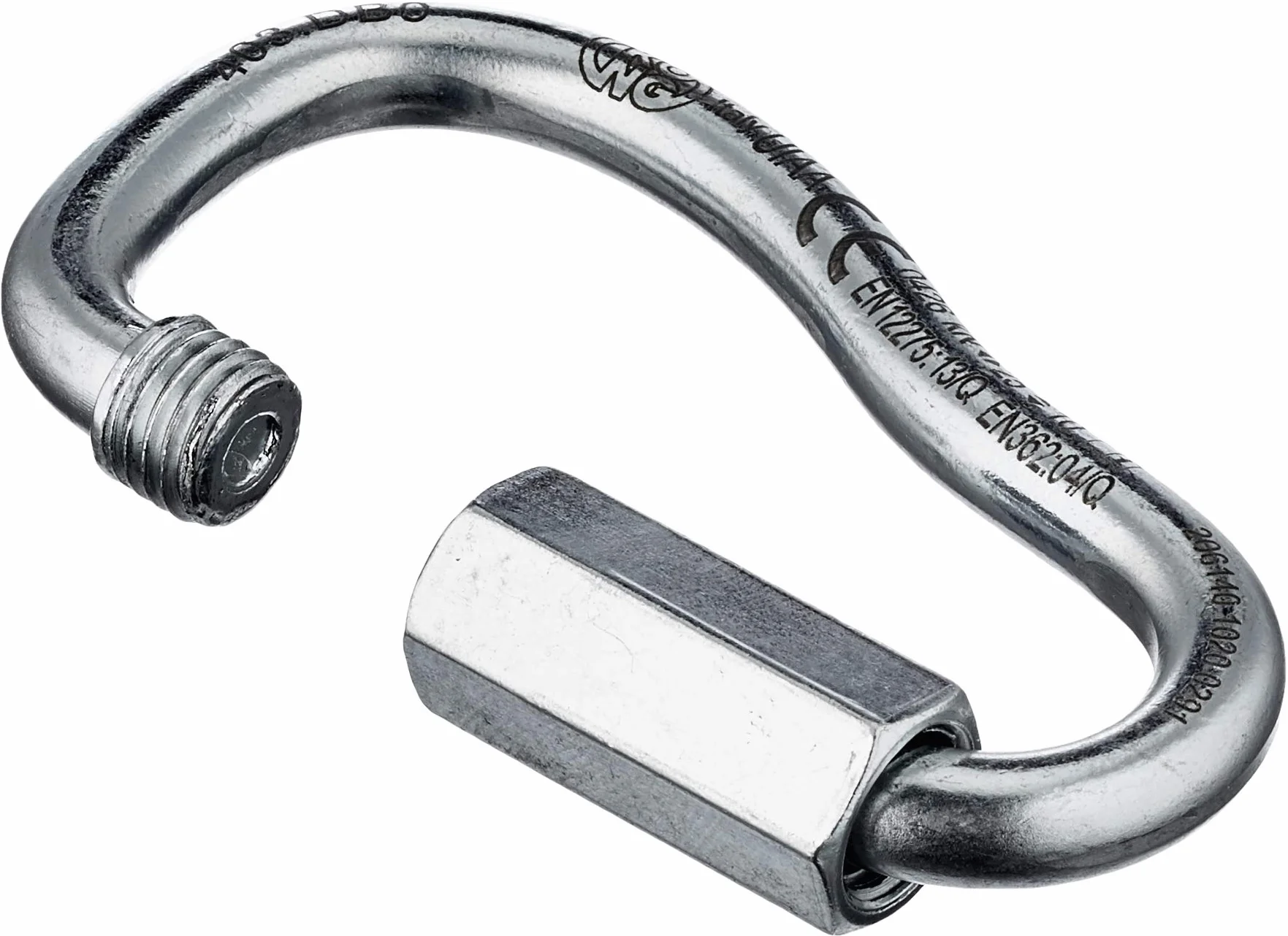 Maglia Rapida Asimmetrica in Acciaio al Carbonio EN 12275/Q EN 362/Q Peso 73g