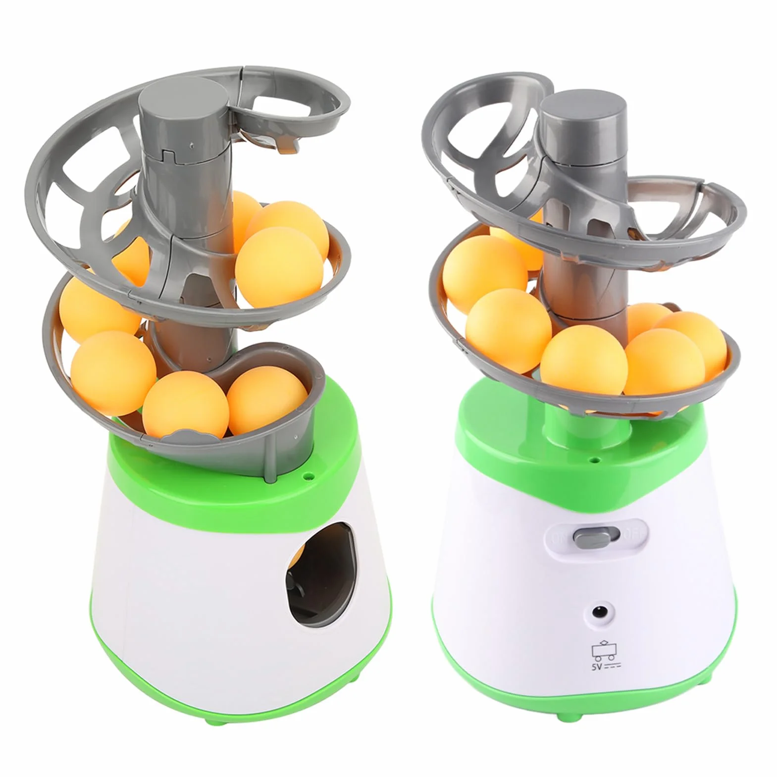Allenatore portatile ping pong ABS Lanciatore automatico palline Macchina allenamento leggera resistente