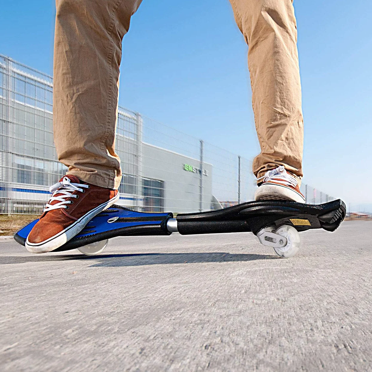 Speeron snakeboard: Waveboard, con Custodia, Rulli con Luce LED (waveboard per Adulti, per Bambini, Valigia)