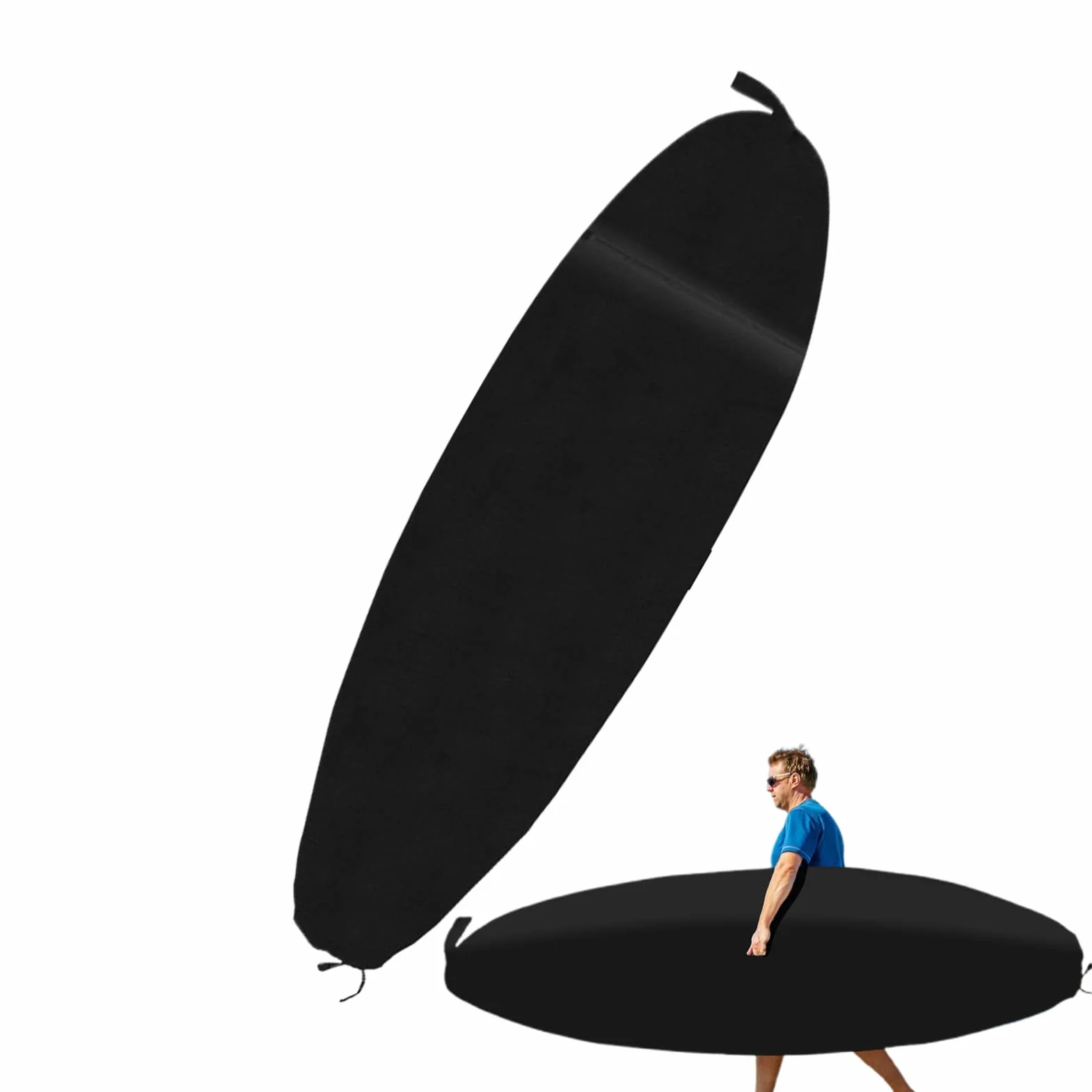 Borsa da surf copertura protettiva per shortboard leggera con coulisse
