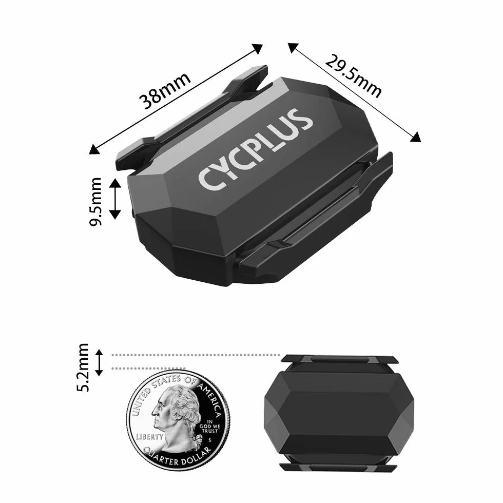 CYCPLUS Sensore di cadenza bicicletta velocità Dual Modulo Bluetooth ANT+