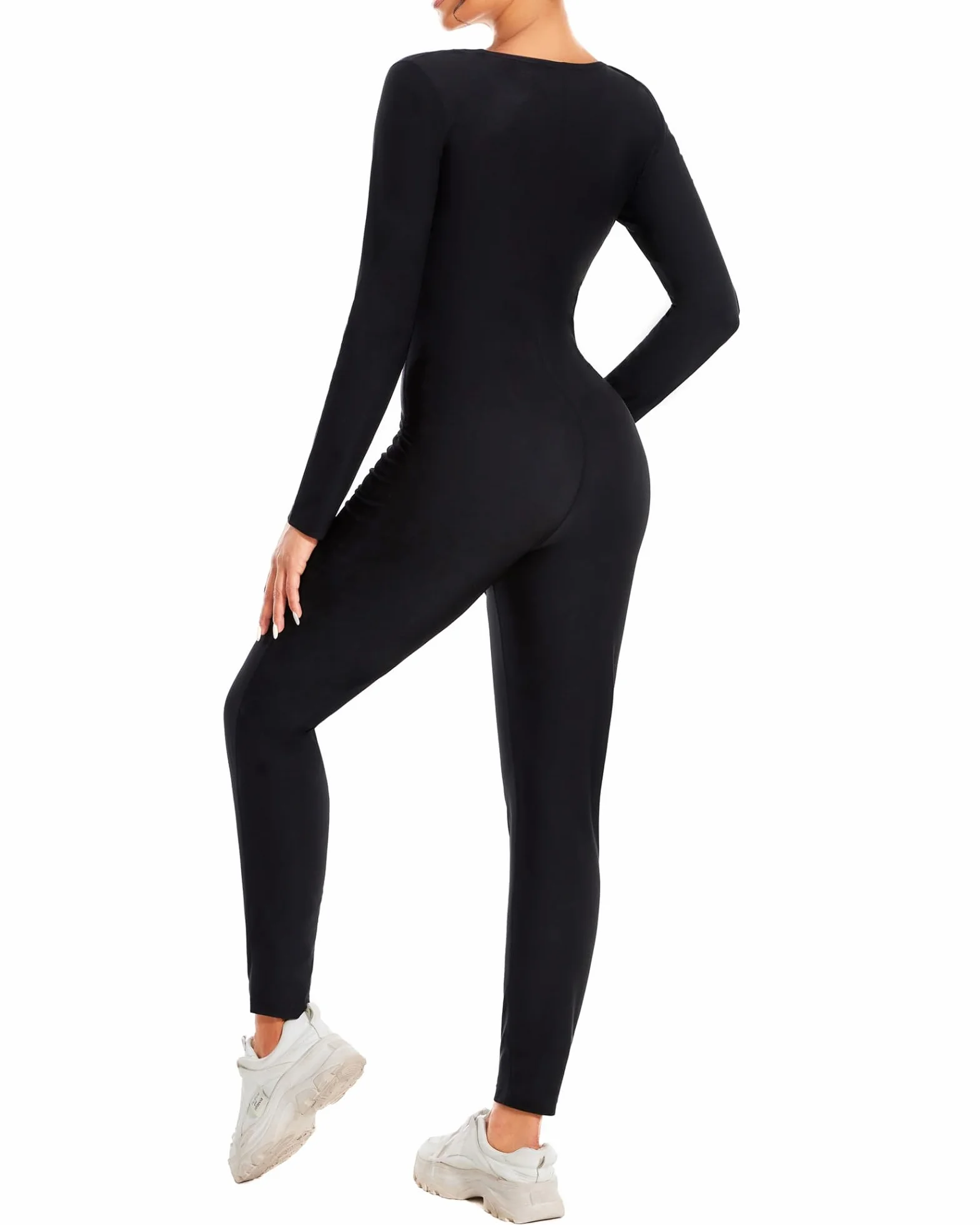 Tuta da sauna donna maniche lunghe dimagrante modellante allenamento