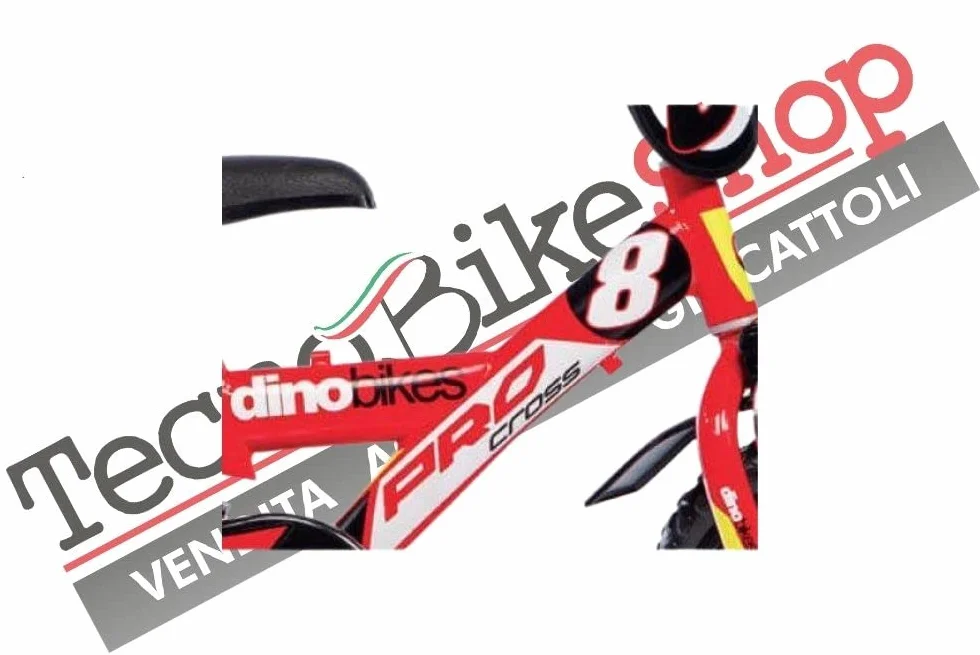 Bicicletta Dino Bikes Pro Cross Serie 23 per Bambino 12"-16" Taglia