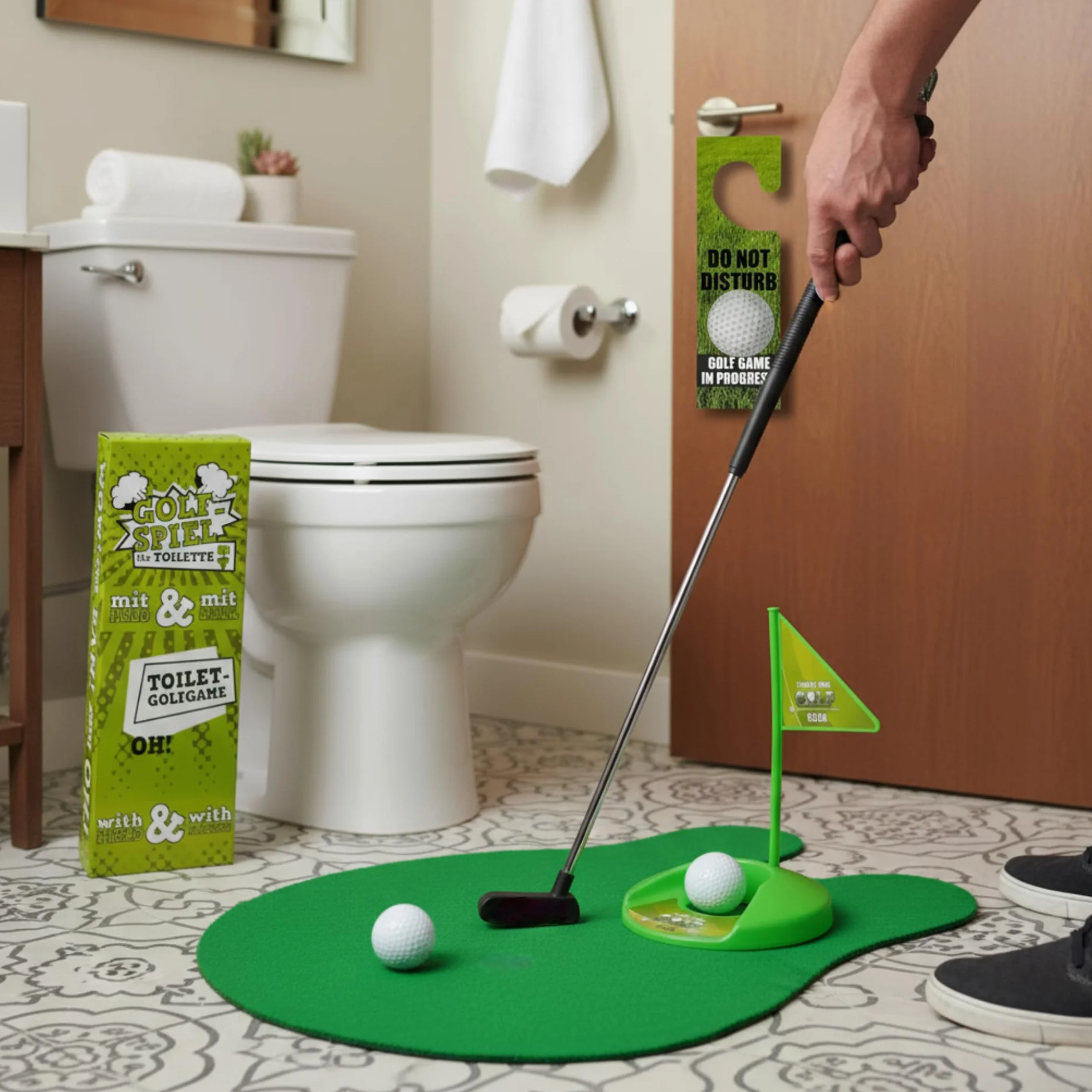 MIJOMA Gioco WC per il bagno, gioco da bagno
