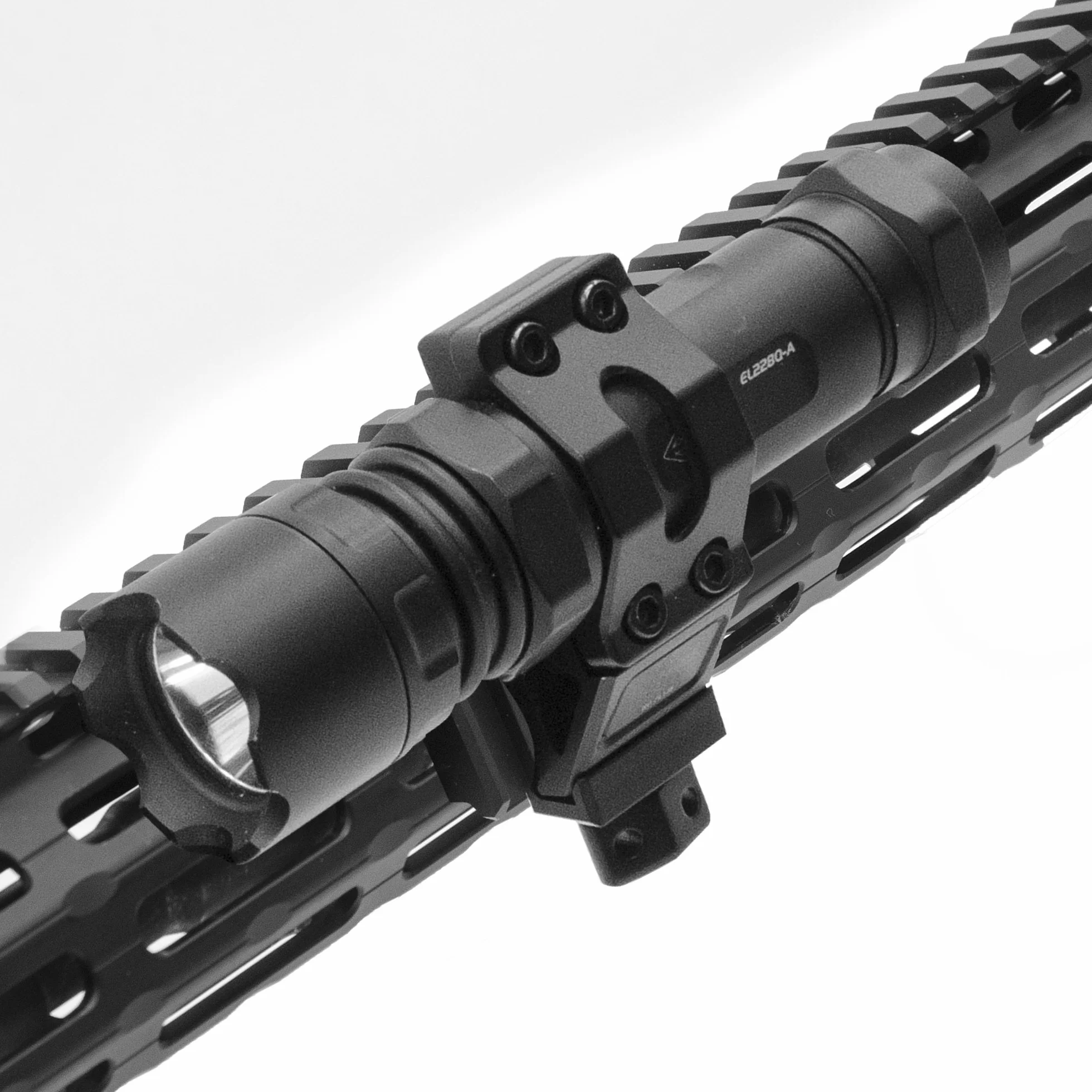 UTG Pro M-LOK 4-Slot Picatinny Rail Section, Black