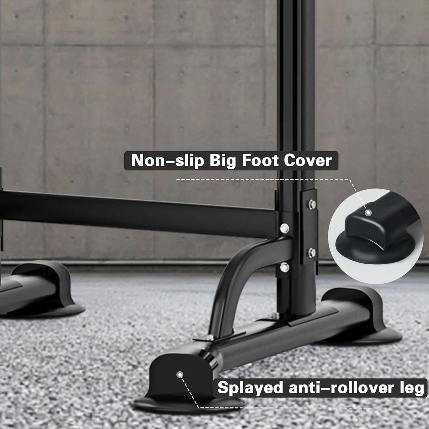 SAEIV Power Tower Dip Station - Barra per trazioni autoportante con aste per dip, multifunzione per allenamento di forza per palestra a casa