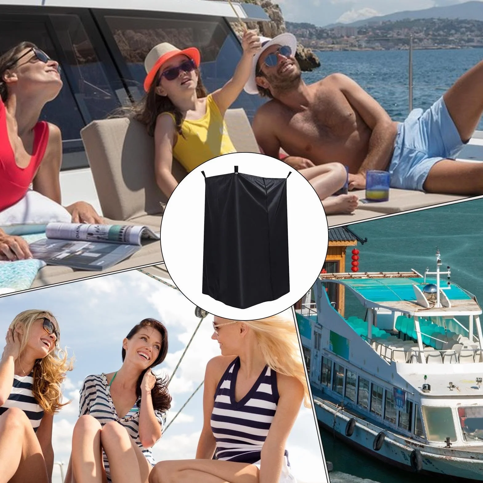 Camerino Portatile Cabina Da Cambio Pieghevole Leggero Per Viaggi Campeggio Giardino Barca Spiaggia