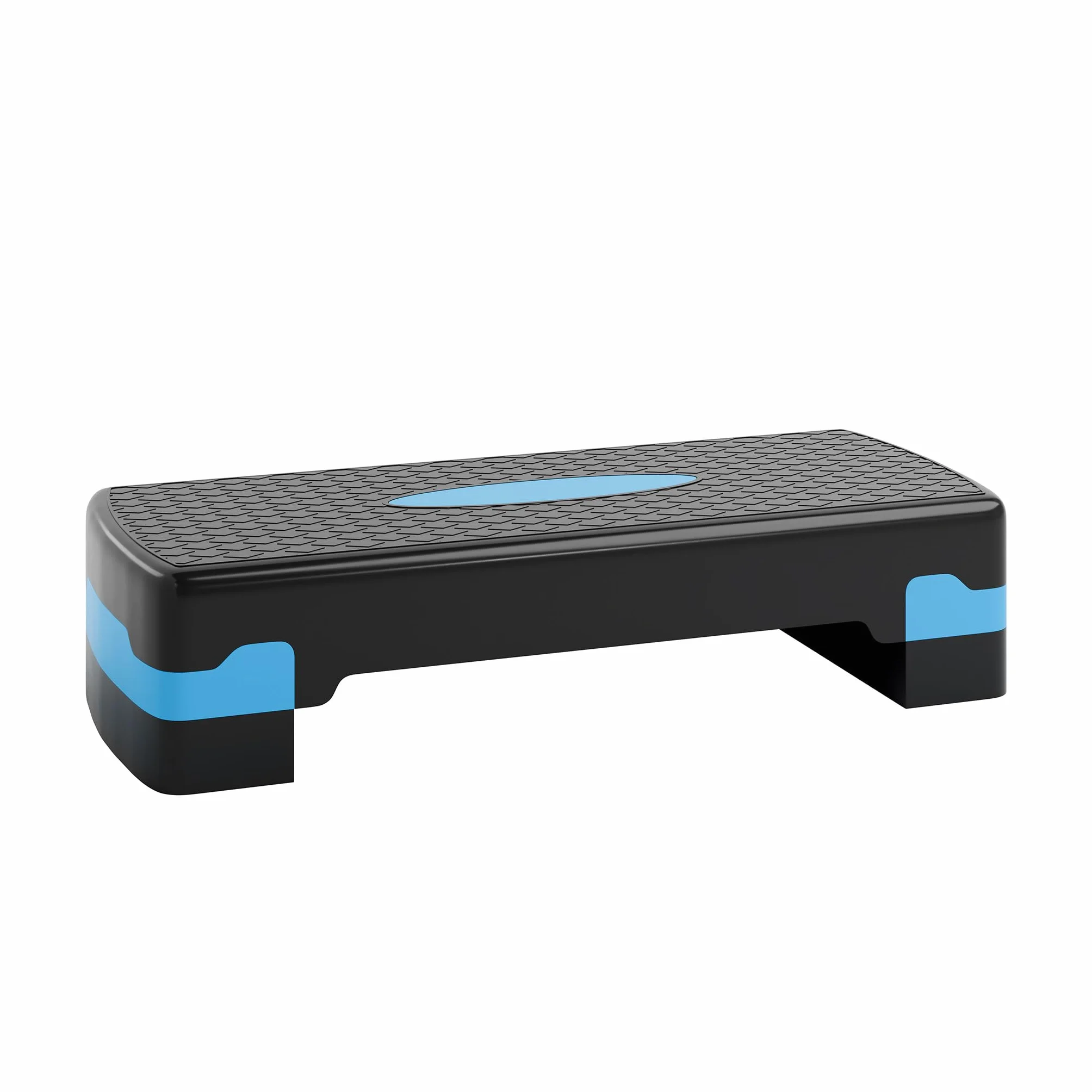 Ultrasport Step Fitness Aerobica Stepper Casa Antiscivolo Regolabile 2 Altezze Stepboard 68x28 cm Blu