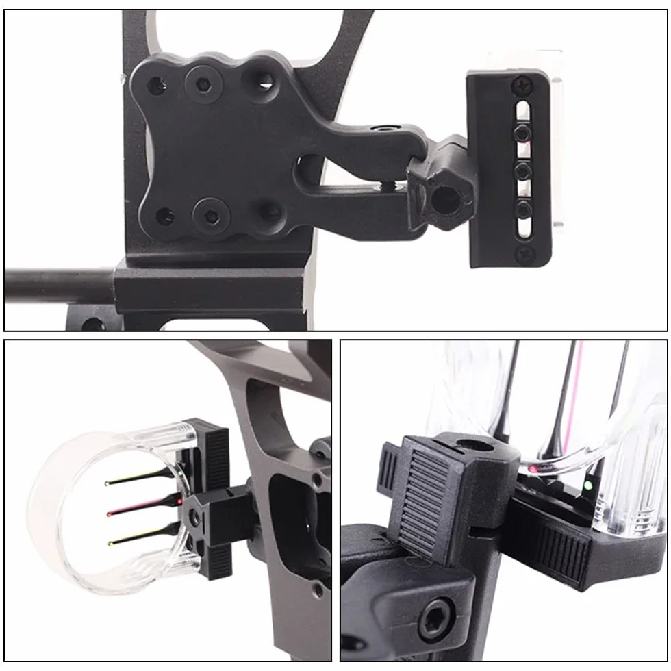 MiOYOOW Mirino ad arco composto micro regolabile 3 pin per caccia