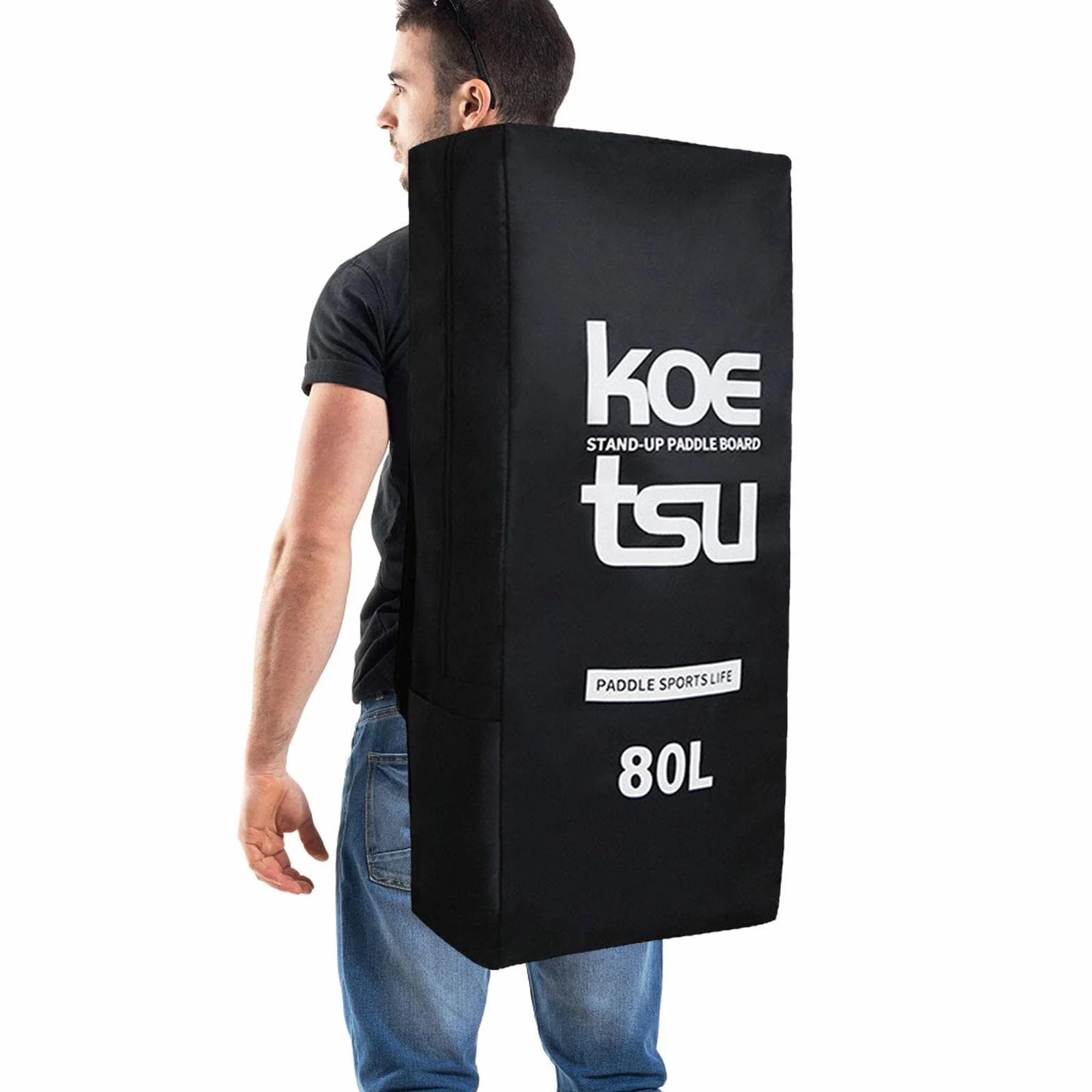 Borsa sups Gonfiabile – Zaino 80L Impermeabile, Copertura per Tavola | Ampio Zaino Paddle Board per, Pagaie e Tavole, Ideale per Campeggio, Viaggi, Spiaggia e Sport Acquatici