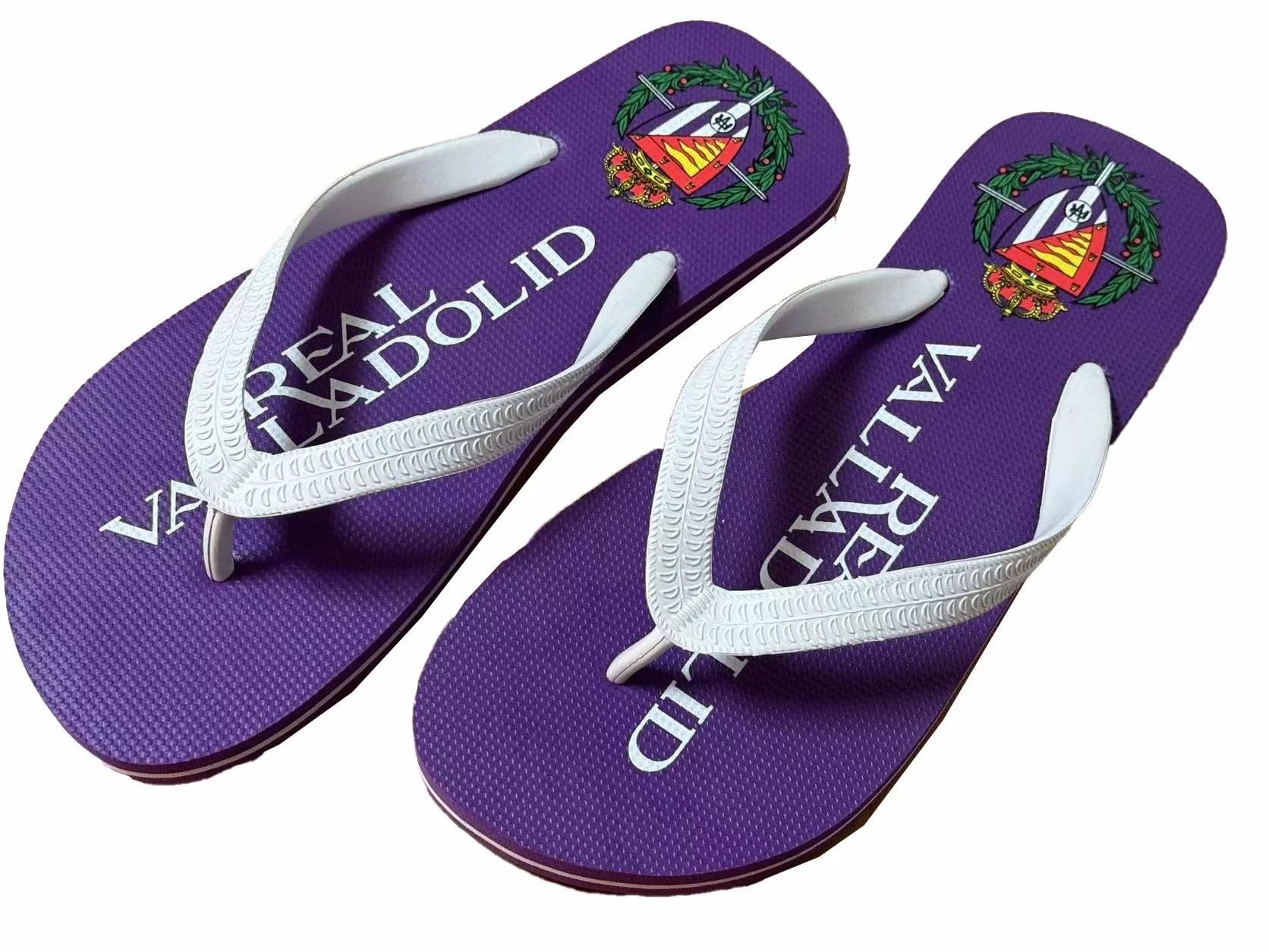 Real Valladolid Chancla Violeta Infradito Unisex-Adulto