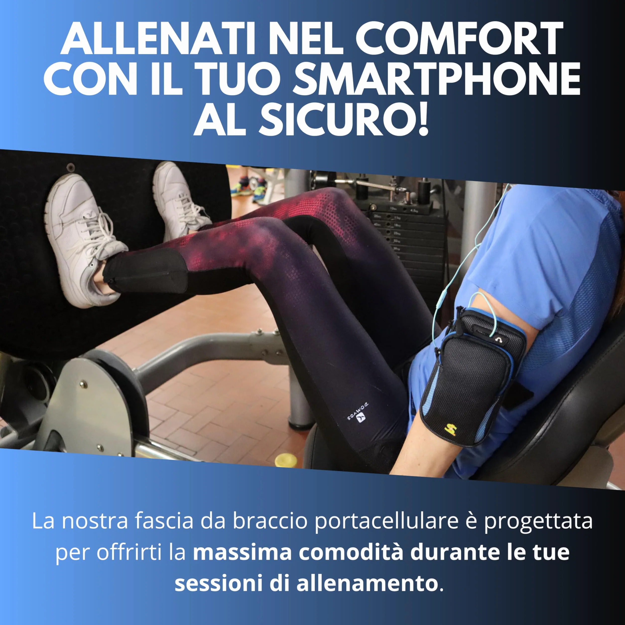 Lunge&SprintBAG Portatelefono Da Corsa Idrorepellente Traspirante Capiente Resistente