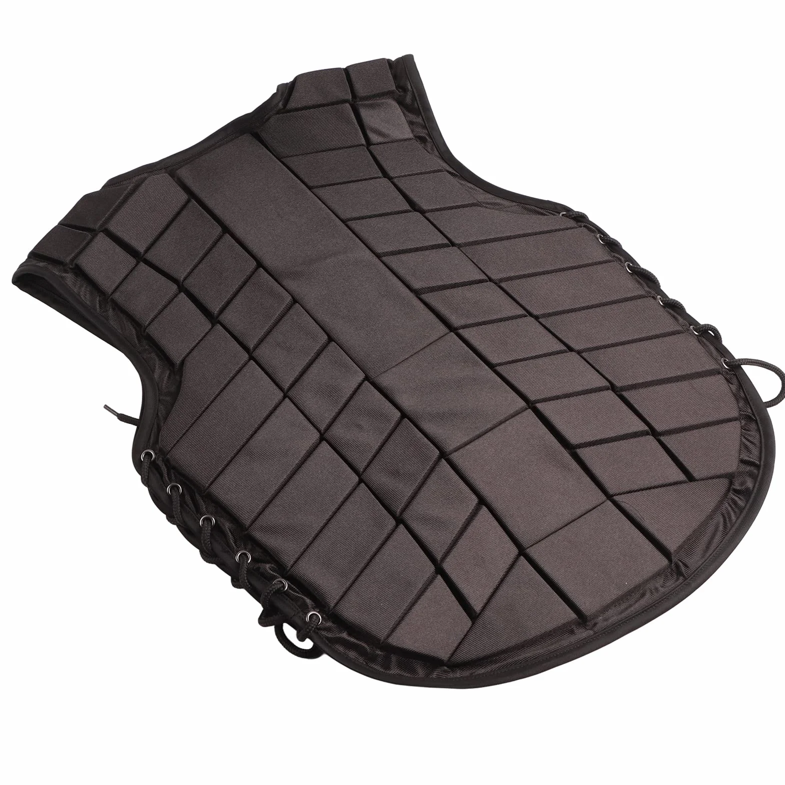 Giubbotto equestre, protezione protettiva professionale imbottita con cerniera imbottita gilet corpicuiera comoda regolabile e traspirante indossare un panno per adulti cavalli a (M)
