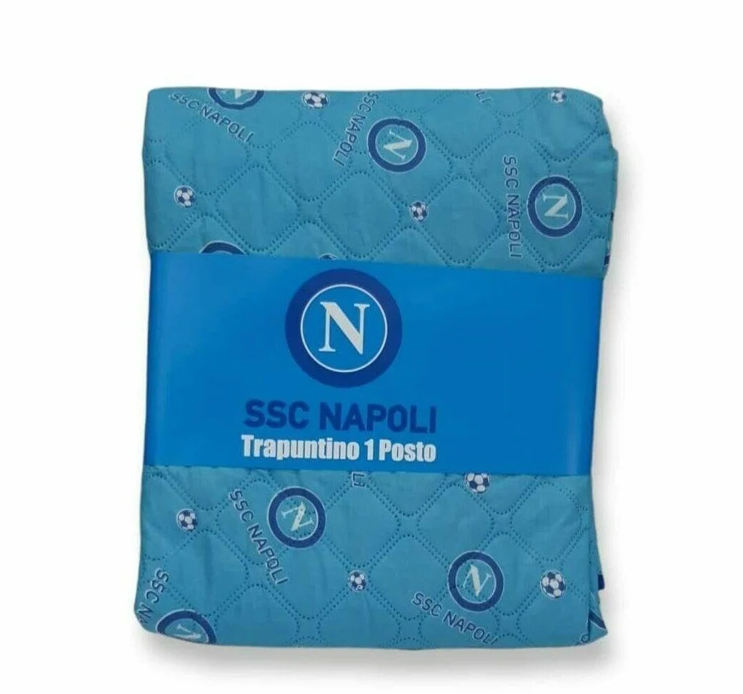 EGIDIO Trapuntino Copriletto SSC Napoli Letto Singolo 1 Posto