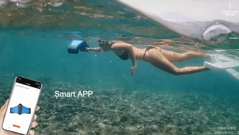 Monopattino subacqueo S1 con 2 velocità e supporto action camera per sport acquatici