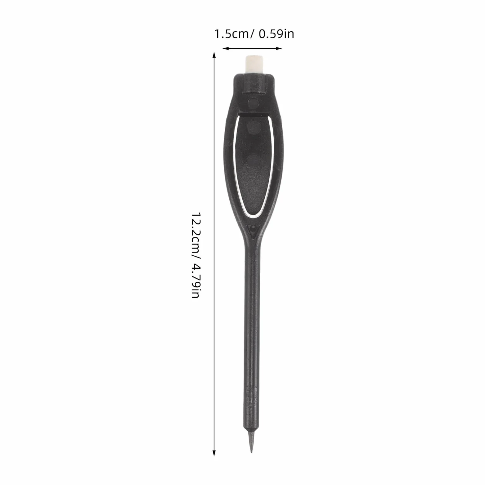 KALLORY Matite da Golf Set 20 Pezzi in Plastica Nera con Gomma e Clip