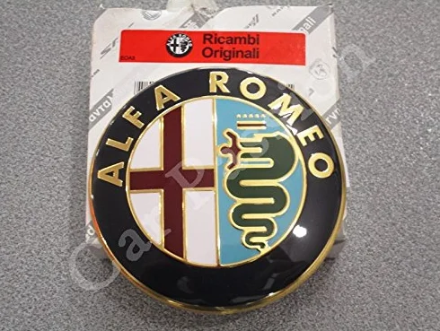 stemma logo ALFA ROMEO ANTERIORE GIULIETTA 159 BRERA FREGIO ORIGINALE 74mm