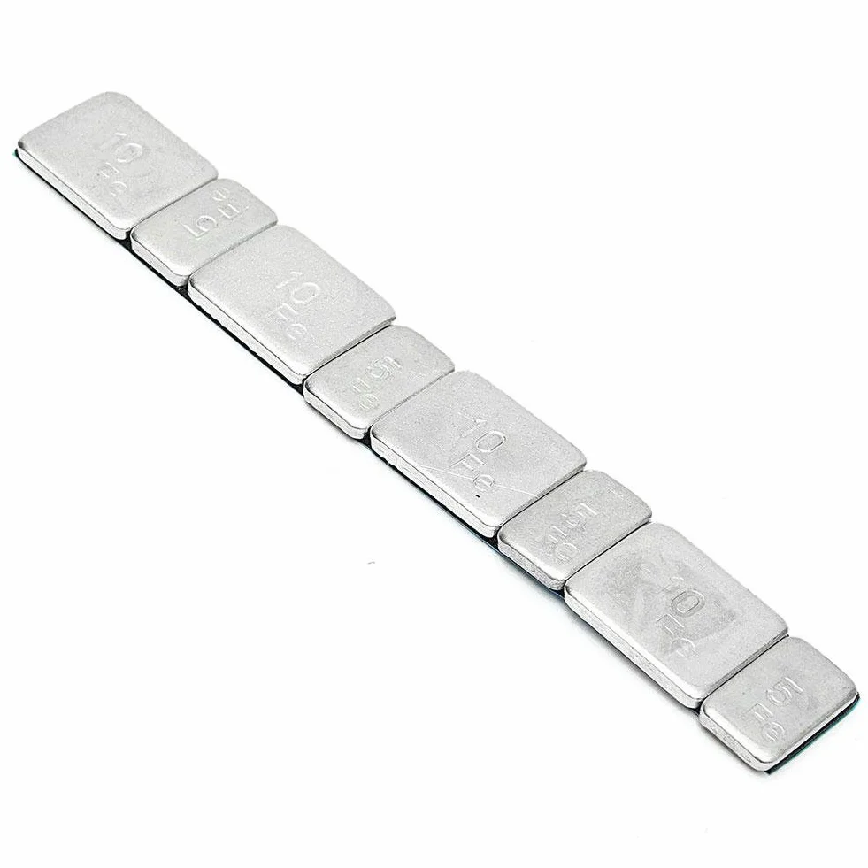 Stecca di pesi adesivi di bilanciamento per pneumatici, a scelta tra 2 tipi, 15 cm, 60 g, per moto, auto e camion