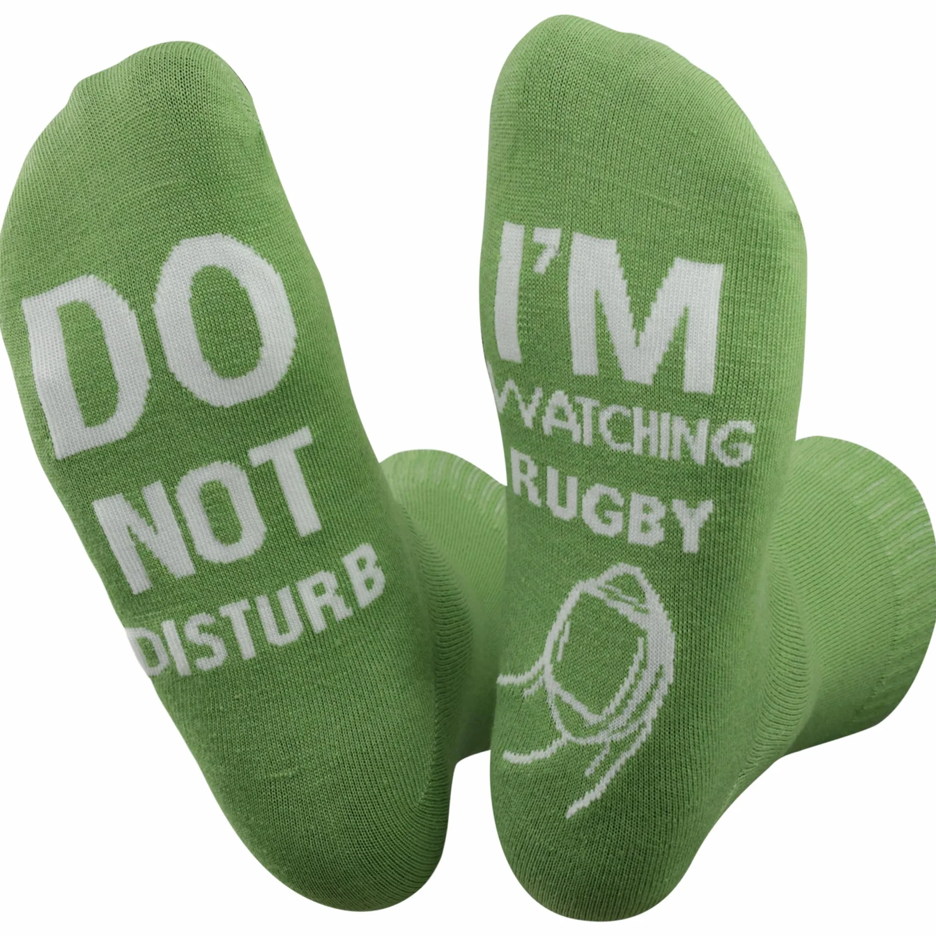 Calzini Divertenti Do Not Disturb I'm Watching Football or Rugby Uomo Donna