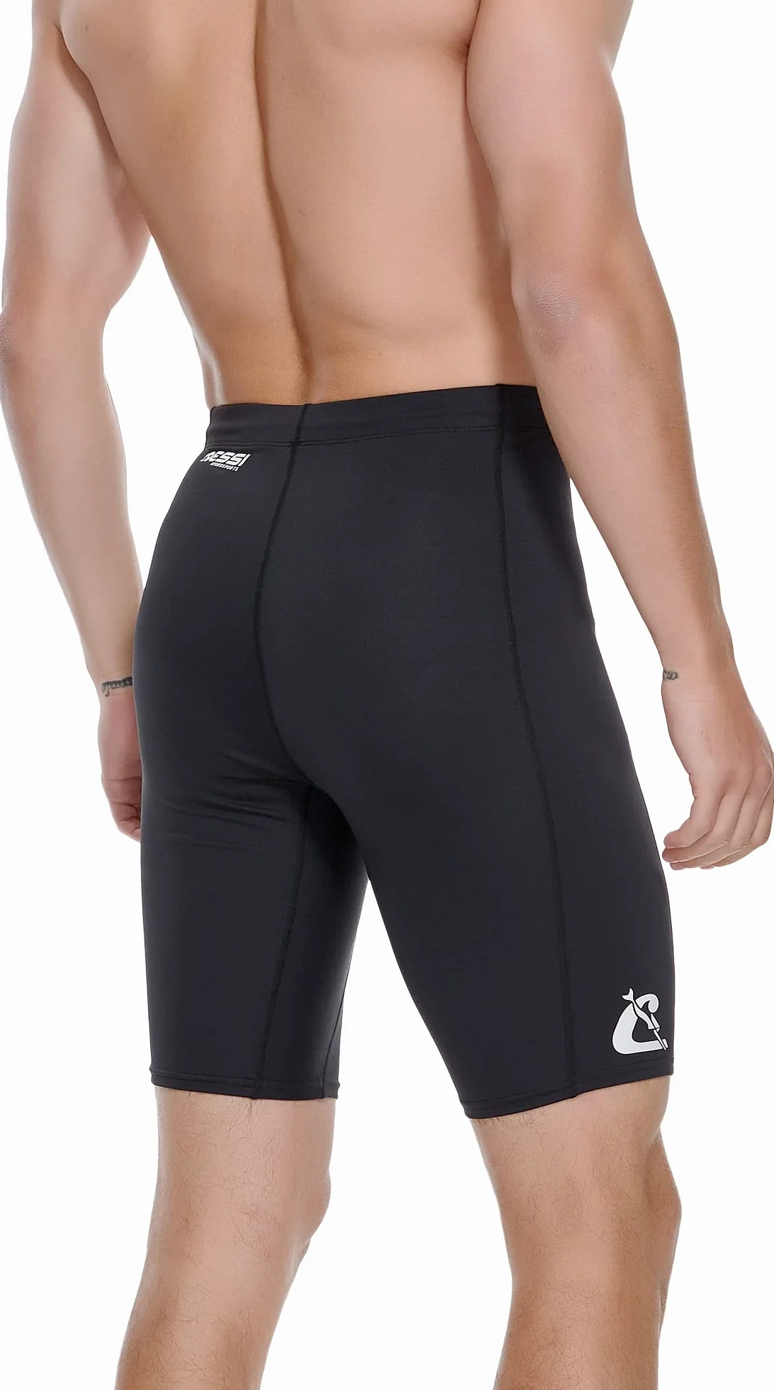 CRESSI Armor Rash Guard Shorts - Pantaloncini Neri Protettivi per SUP e Sport Acquatici