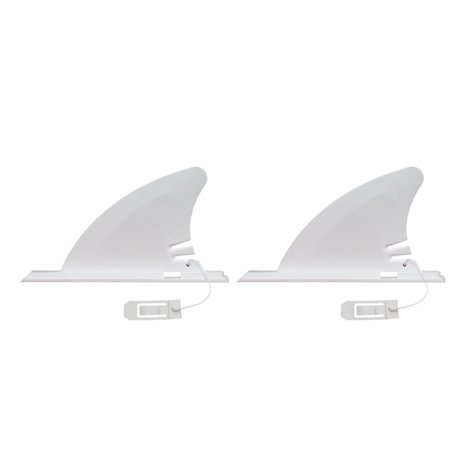 Pinna SUP Tavola da Surf Gonfiabile SUP da 9,9/19 cm, Nera/Bianca, con Pinna Centrale e Pinna Laterale, Nuovo Stile, for Sport Acquatici. Facile Installazione