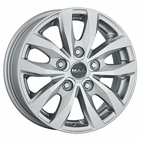 CERCHIO IN LEGA MAK LOAD 5 6.5x15 5x118 ET 55 SILVER