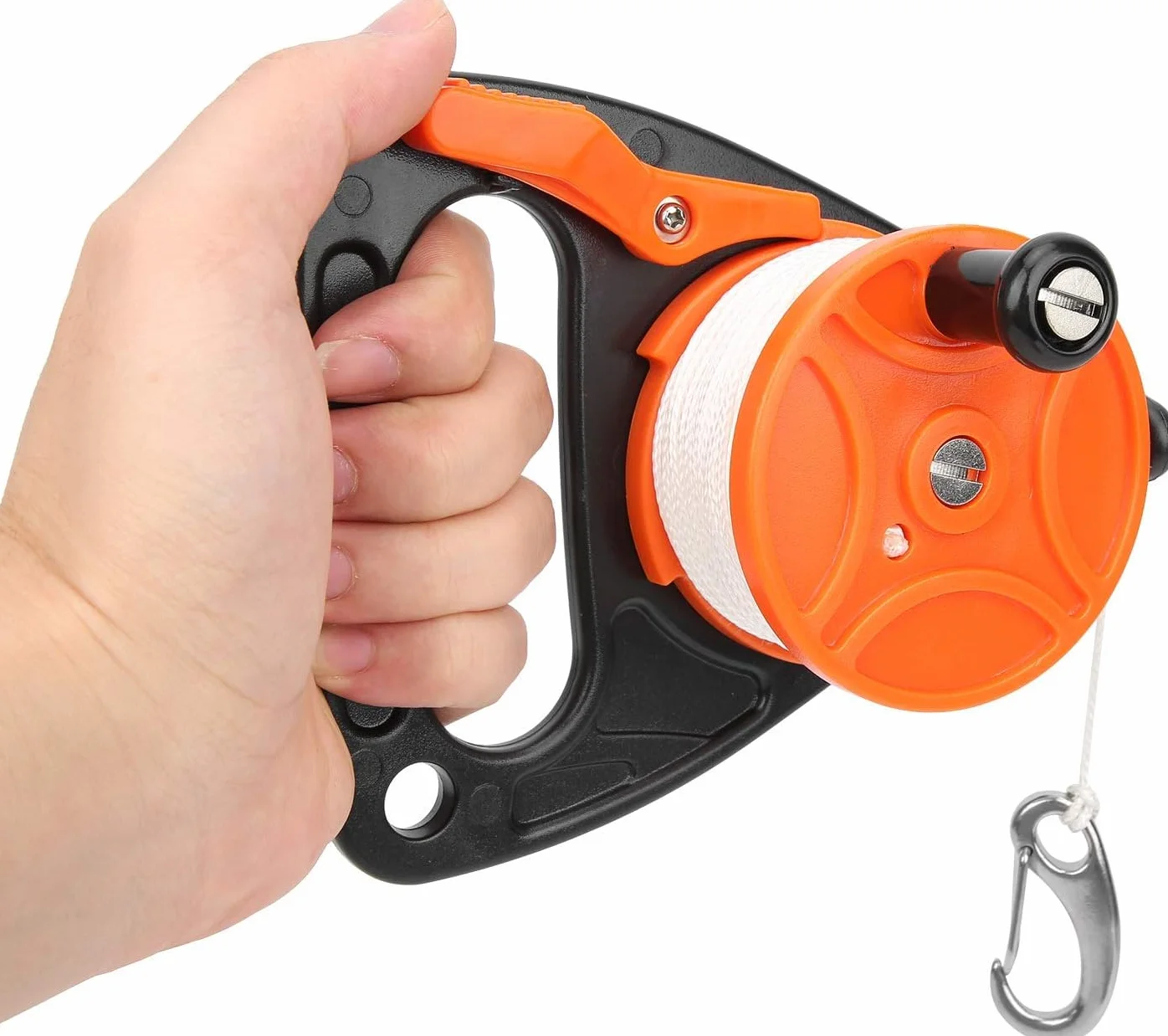 Diving Reel Scuba Dive Reel with Thumb Stopper Lightweight Retractable Line for Cave Wreck Exploration