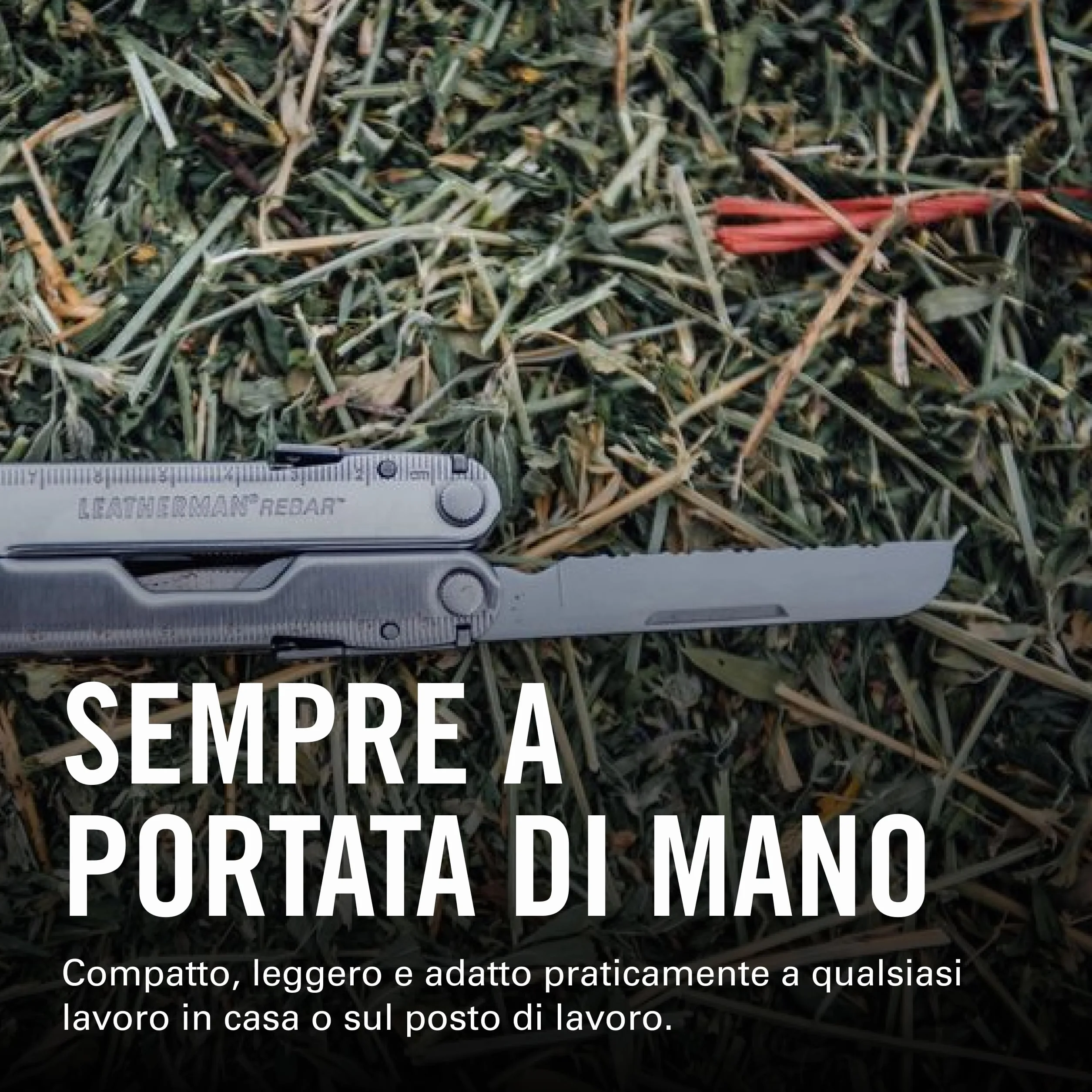 Leatherman Rebar Multi-Tool 17 Strumenti Acciaio Inossidabile Argento