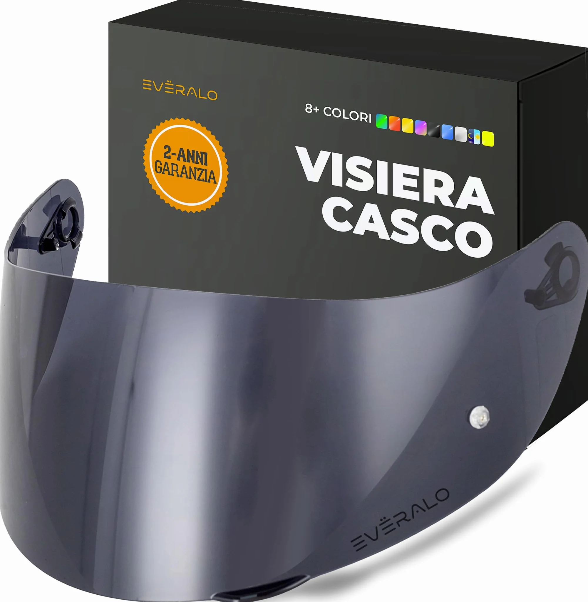 Visiera Compatibile con Agv K1 - K1s - K3sv - K5 - K5s - S4sv - Horizon - Skyline - Strada - Stealth sv - Compact - GT-2 (Dark Fume')