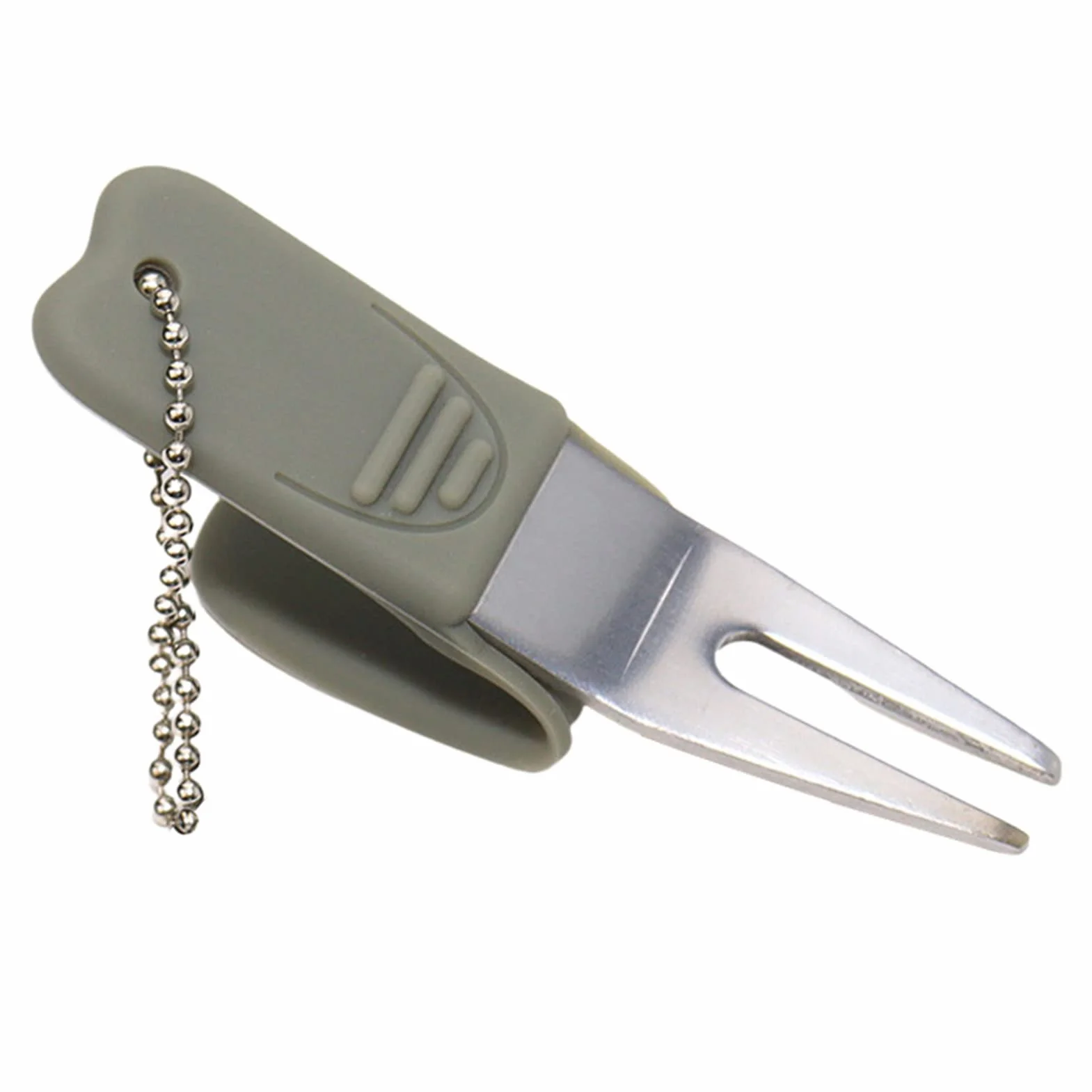 Forcella da Golf Riparazione Divot Fairway Ball Mark Tool Prato Allenamento