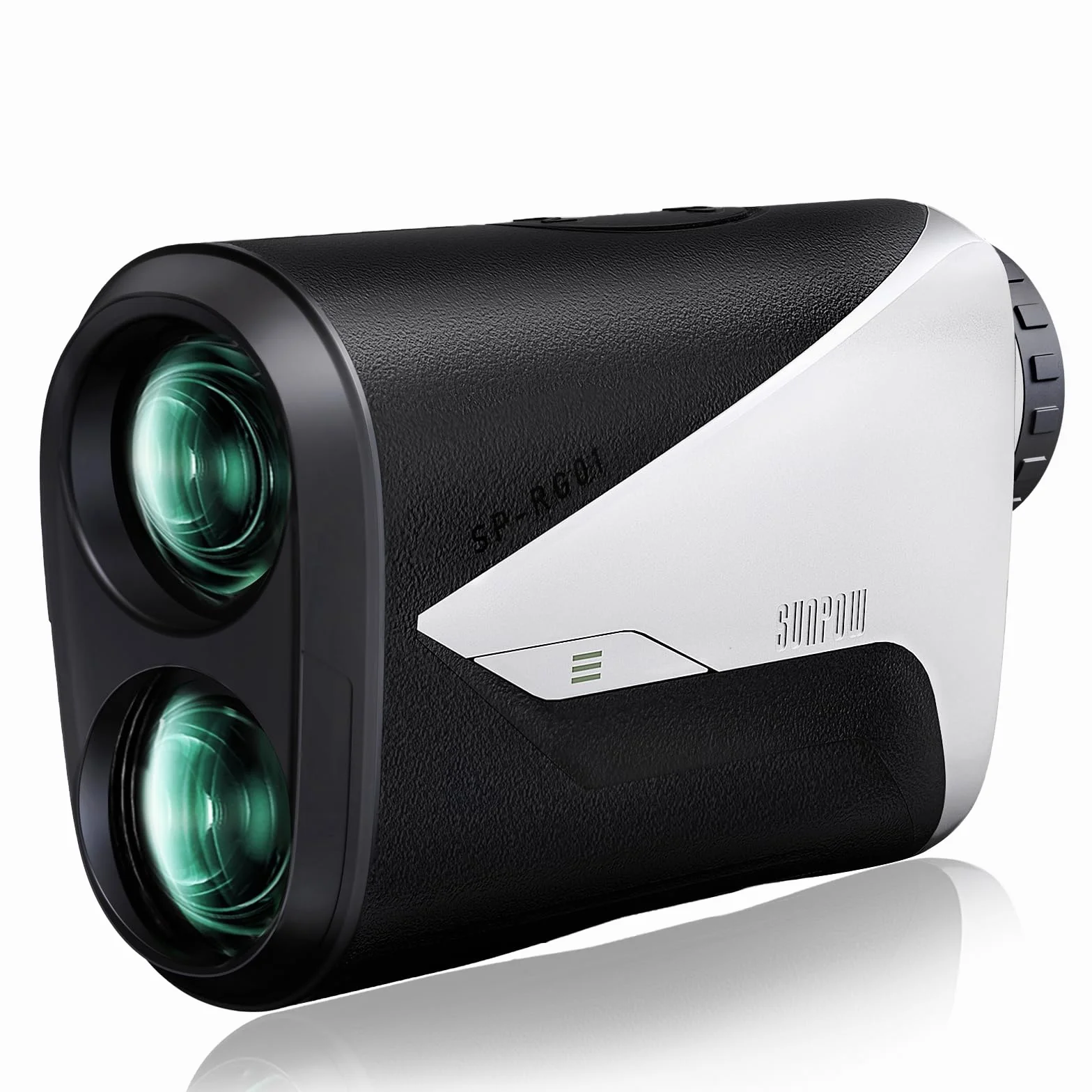 SUNPOW Telemetro Laser 7X Alta Precisione per Golf e Caccia, 1200 Iarde / 1000 Metri, con Pendenza, 5 Modalità, Blocco Asta Bandiera, Vibrazione e Batteria Ricaricabile