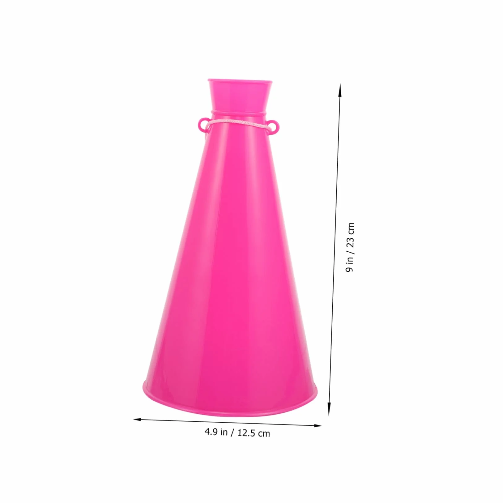 Toyvian Megafono Festa Plastica Rosa Tromba Portatile Altoparlante per Feste Sportivi Celebrazioni Allaperto