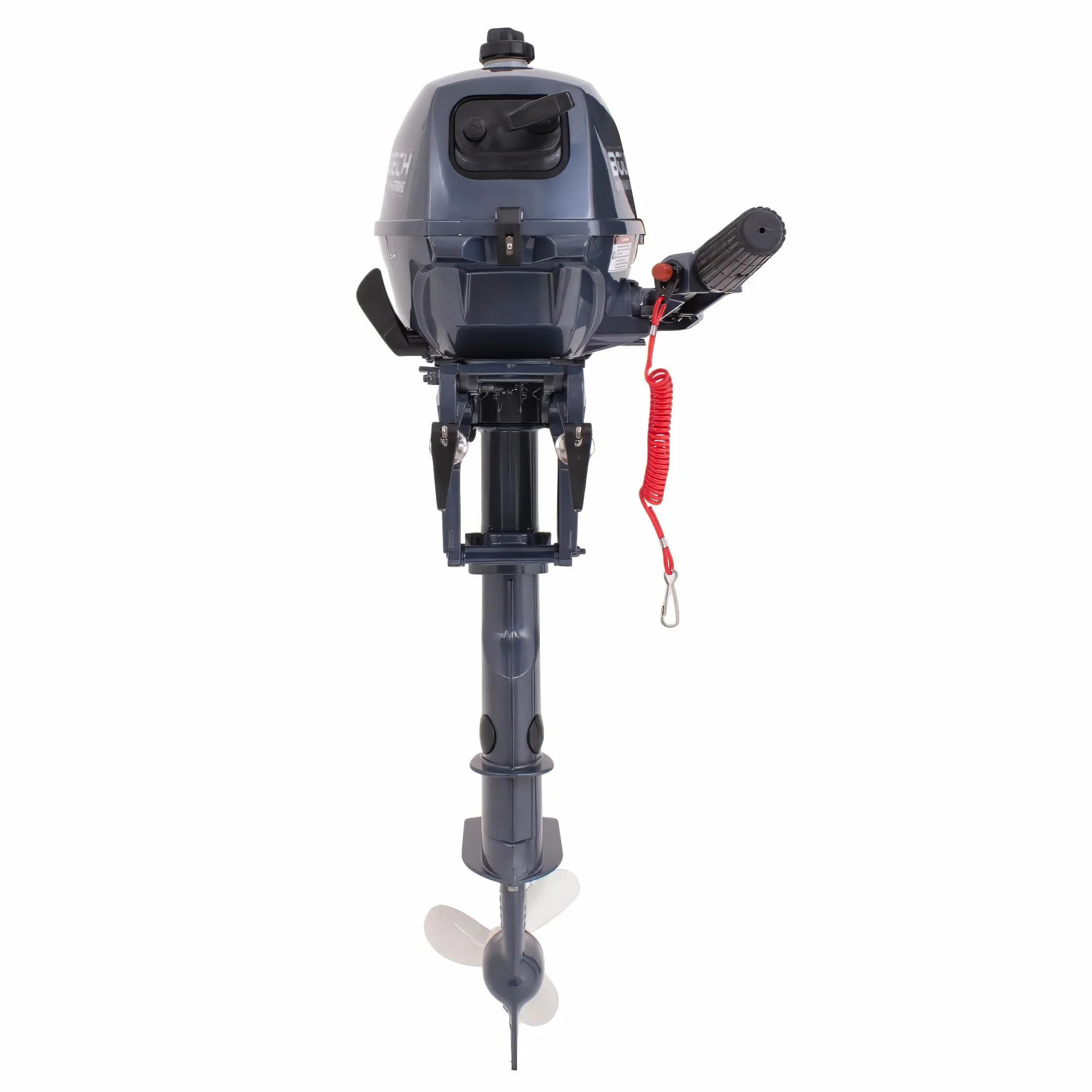 Boudech Krave 2.5 Motore Fuoribordo a Benzina 4 Tempi 72cc 2.5 Hp Raffreddato ad Acqua Gambo Corto