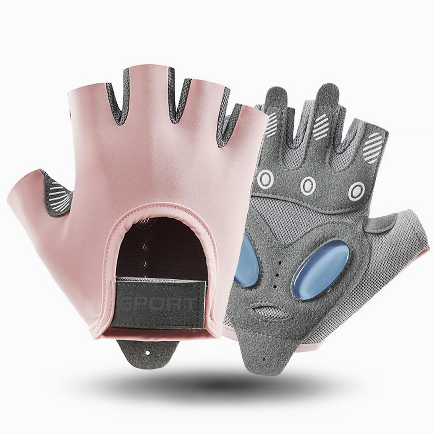 Guanti da allenamento da donna Guanti da palestra Guanti senza dita per sollevamento pesi Guanti da fitness leggeri traspiranti Guanti sportivi per ciclismo Esercizio Allenamento Arrampicata
