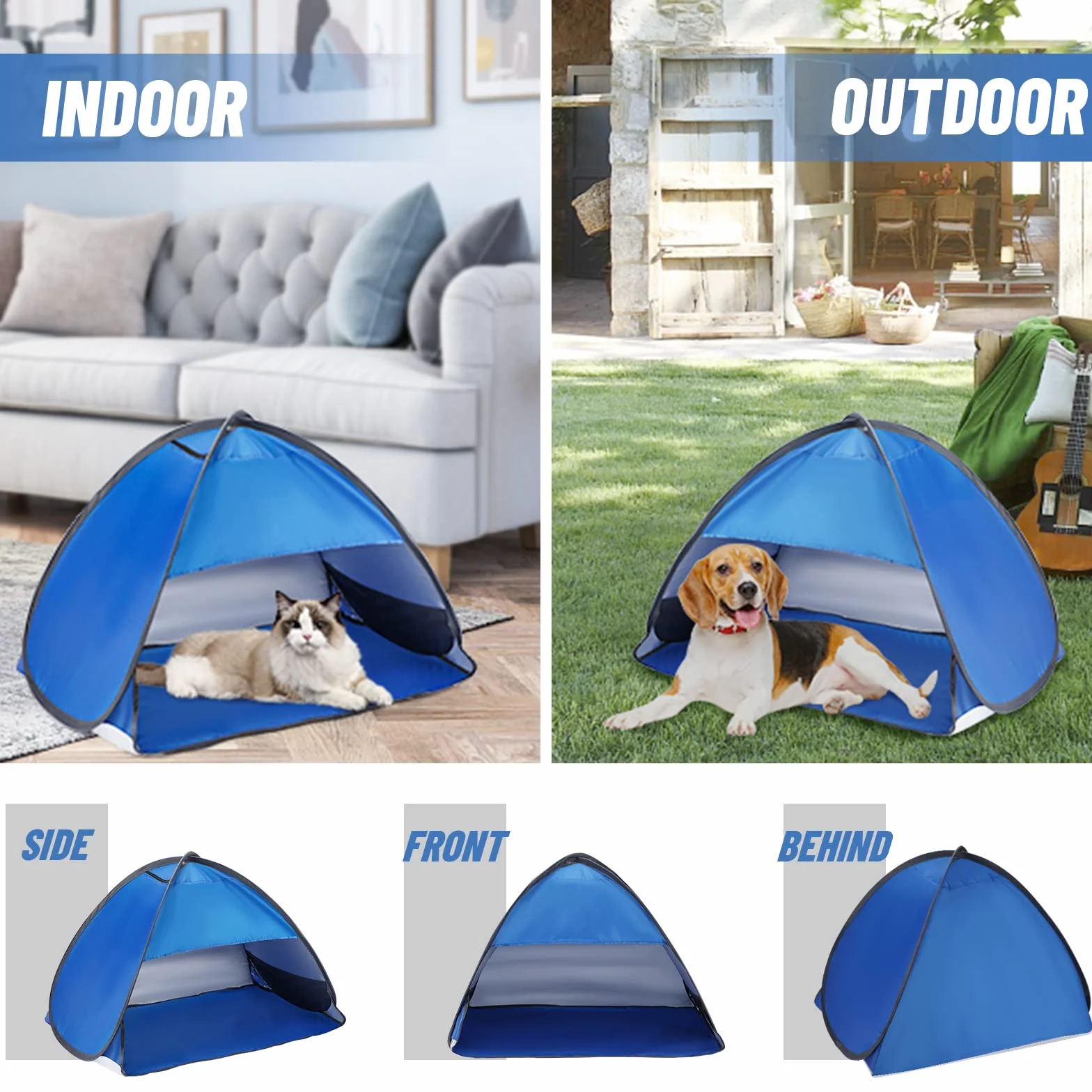 Mini Tenda Parasole da Spiaggia Pop Up Beach, Protezione UV, Istantanea con Custodia, Leggera Impermeabile per Campeggio e Viaggi