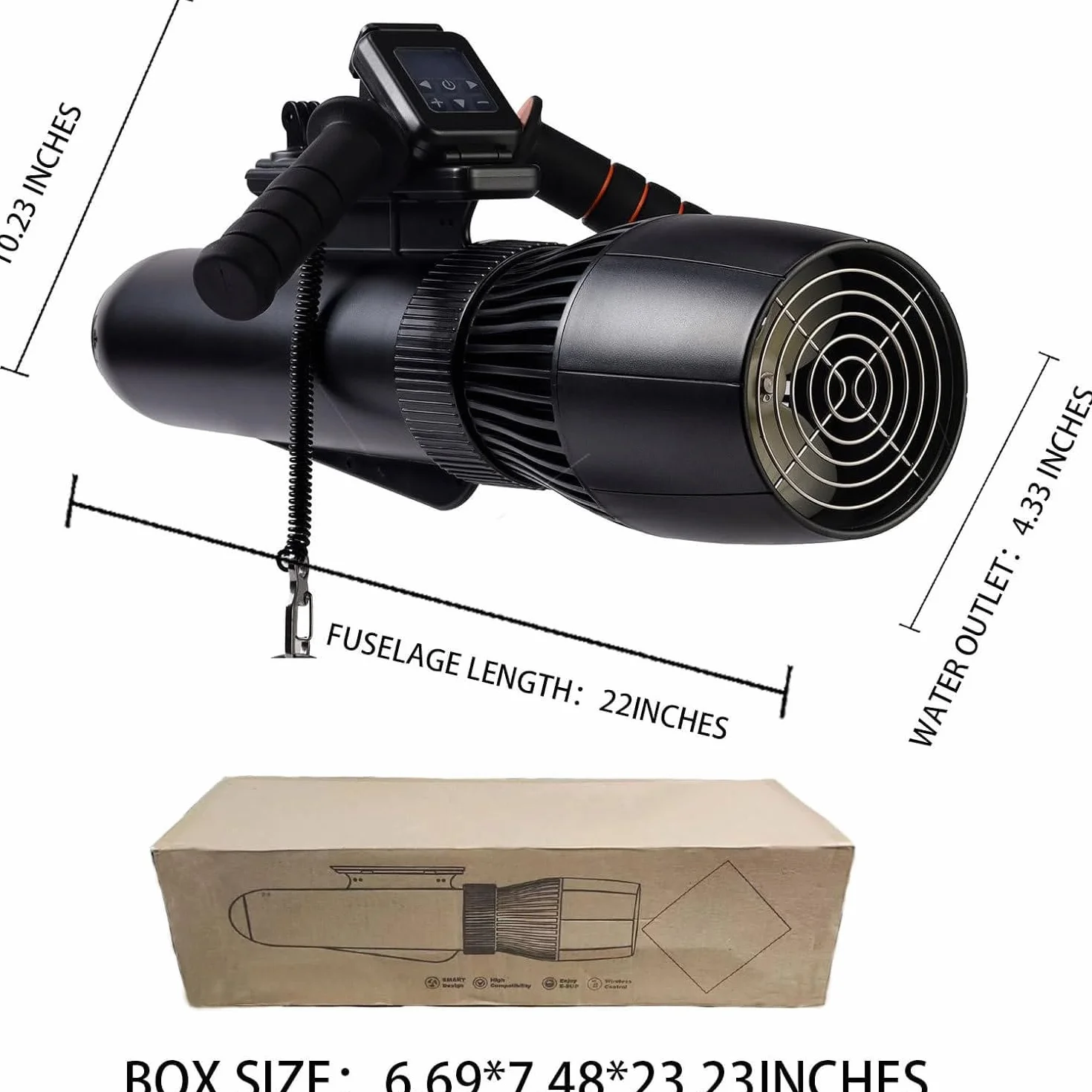 Scooter subacqueo 500 W 10 km/h 40 m profondità 4400mAh Motore RC SUP