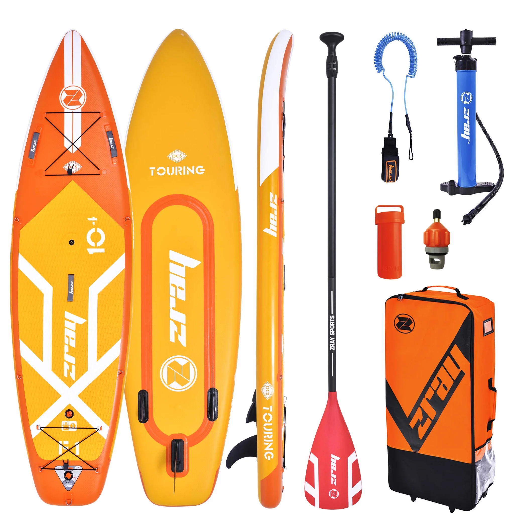 Zray F1 Fury SUP Board 10'4" Gonfiabile Pagaia Borsa Pompa Pinna