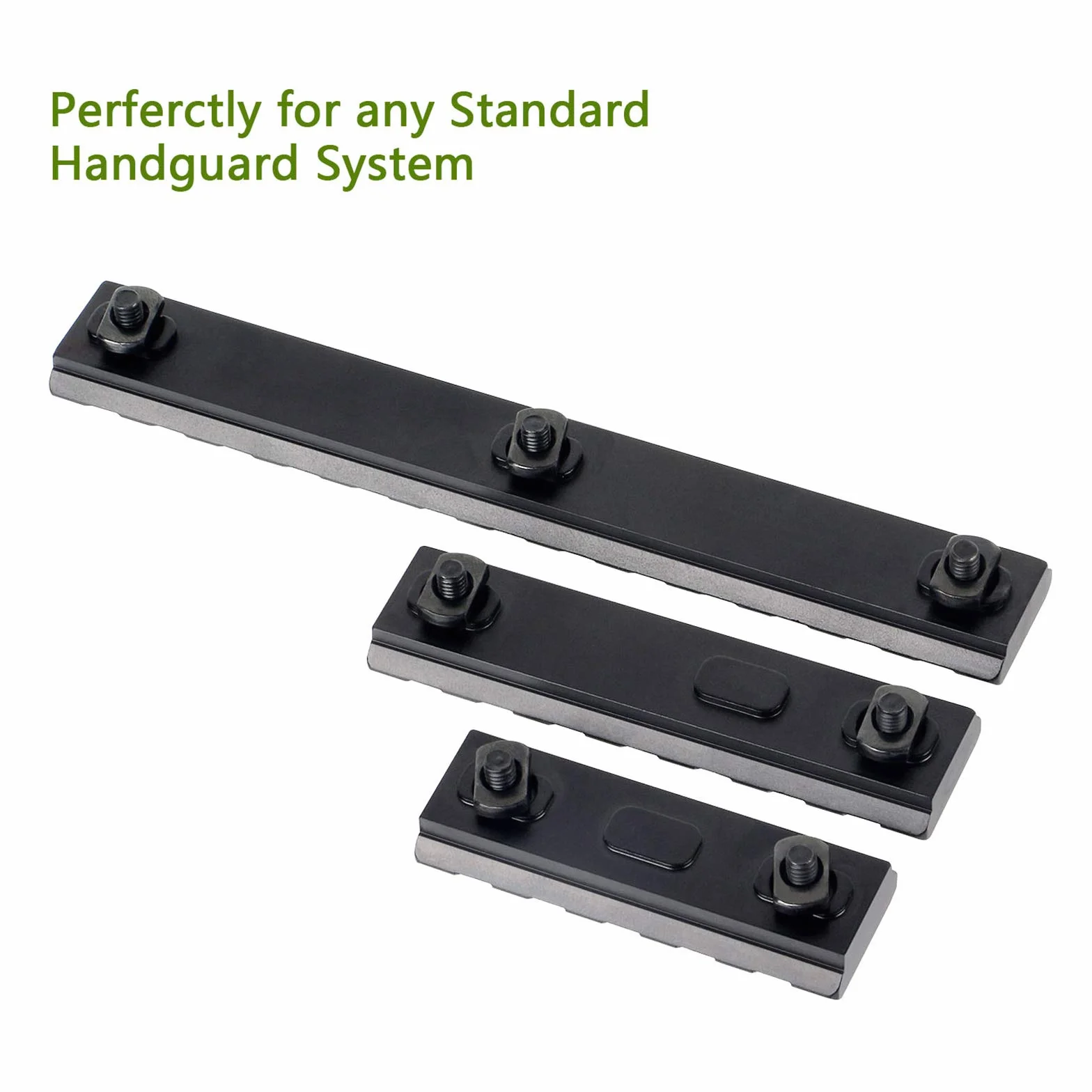 Picatinny Rail 5-Slot 7-Slot 13-Slot Alluminio Leggero 3 Pezzi per Caccia