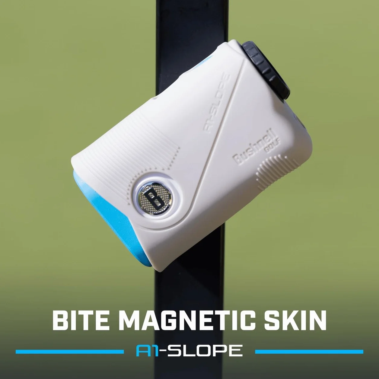 Bushnell Telemetro laser da golf A1‑Slope – Ingrandimento 6× ultracompatto, ricaricabile con USB‑C, Pinseeker JOLT, Pendenza On/Off